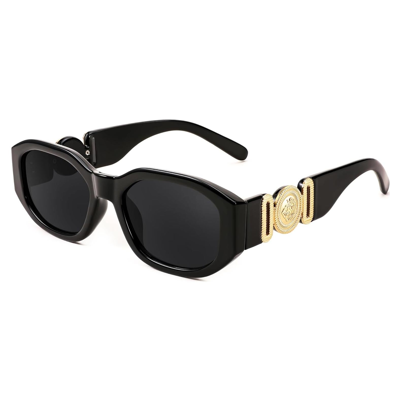 Gafas de Sol Retro FEISEDY B2322 UV400 Marco Negro