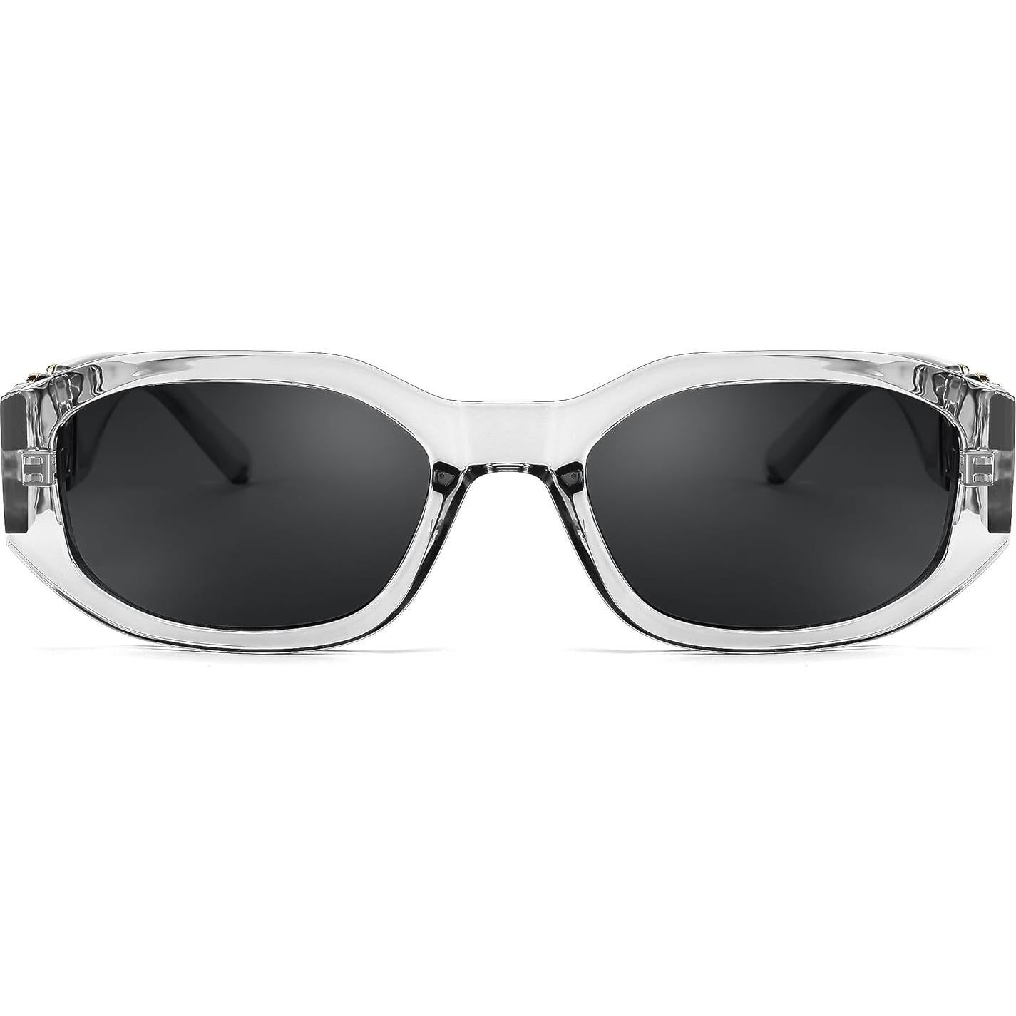 Gafas de Sol FEISEDY Retro 54mm UV400 Unisex Gris
