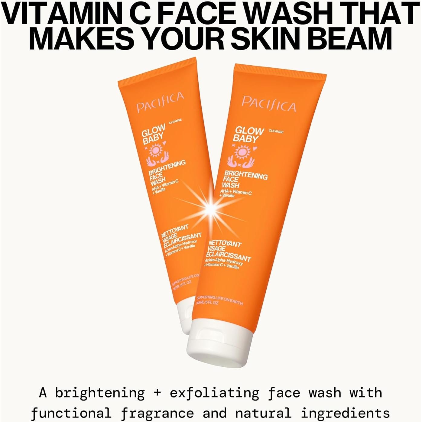 Dúo de Limpiadores Faciales Pacifica - Glow Baby y Sea Foam