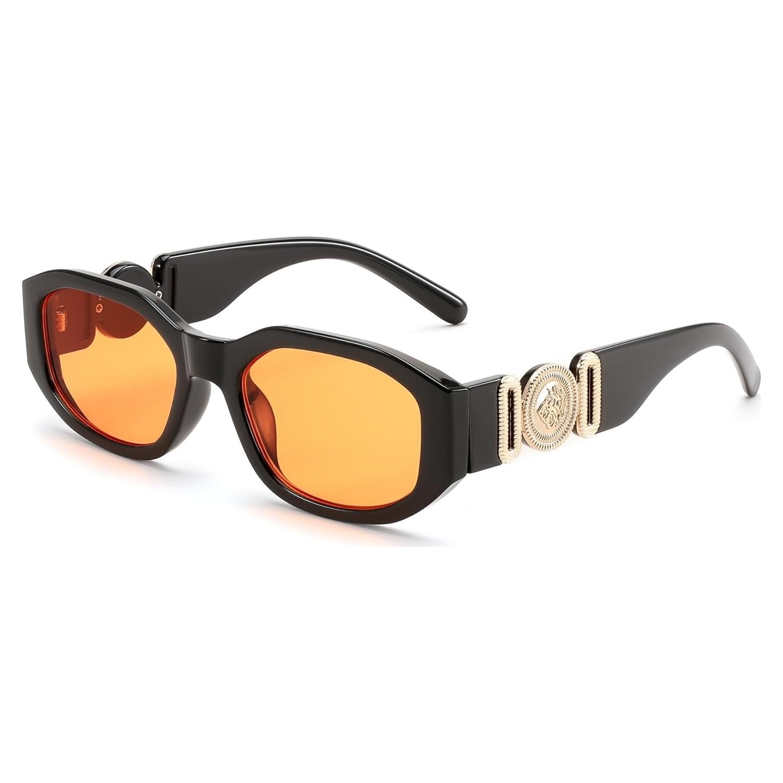 Gafas de Sol Retro FEISEDY B2322 UV400 Marco Negro