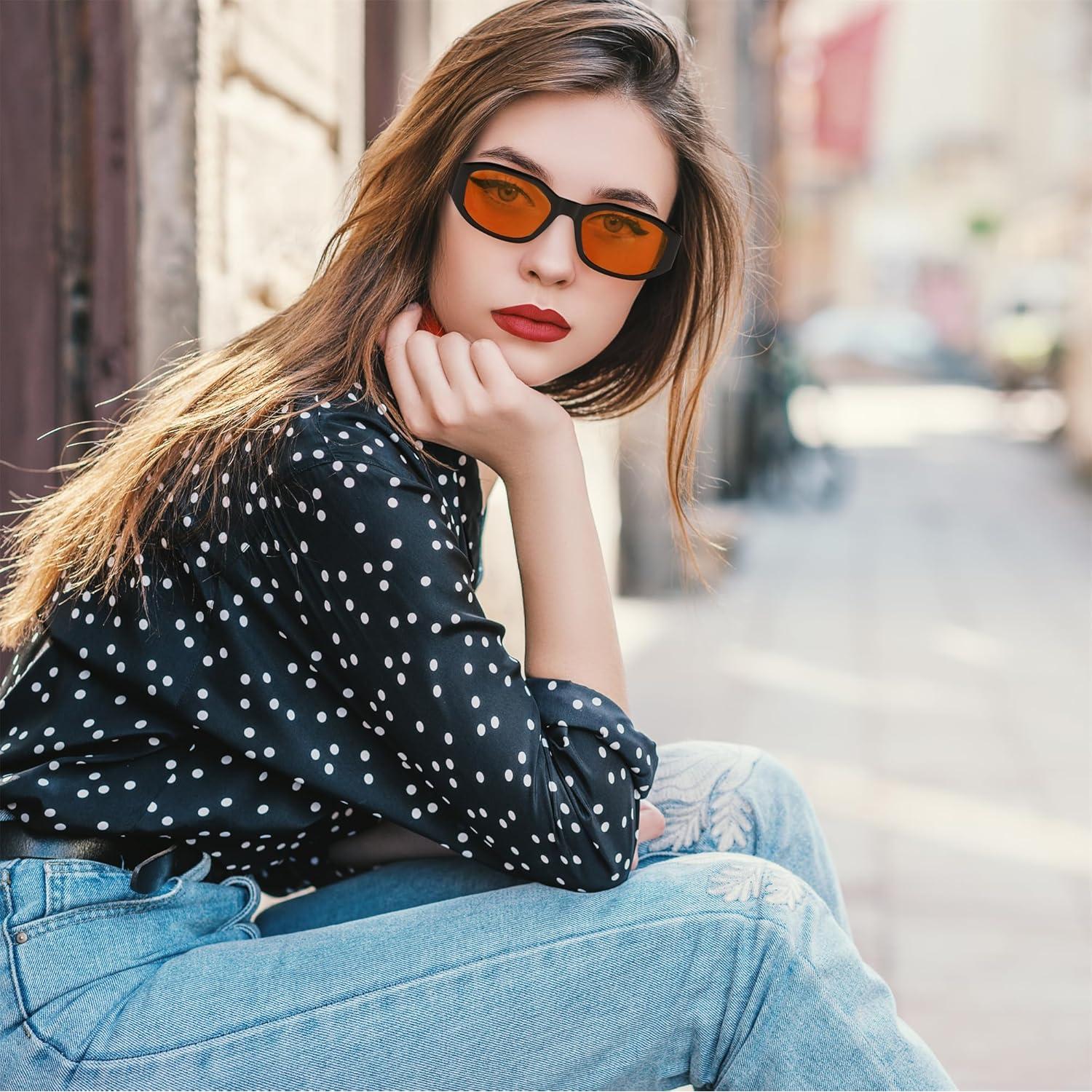 Gafas de Sol Retro FEISEDY B2322 UV400 Marco Negro