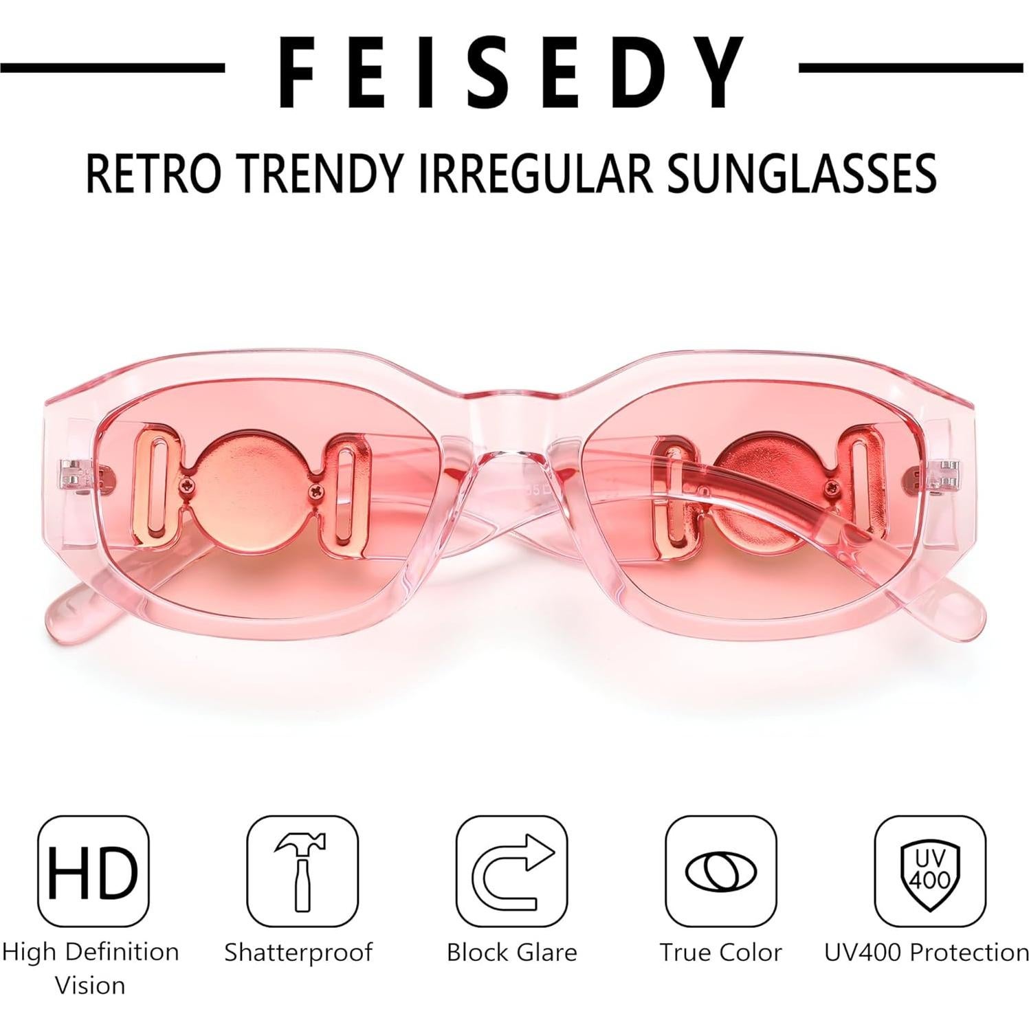 Gafas de Sol Retro FEISEDY B2322 UV400 para Unisex