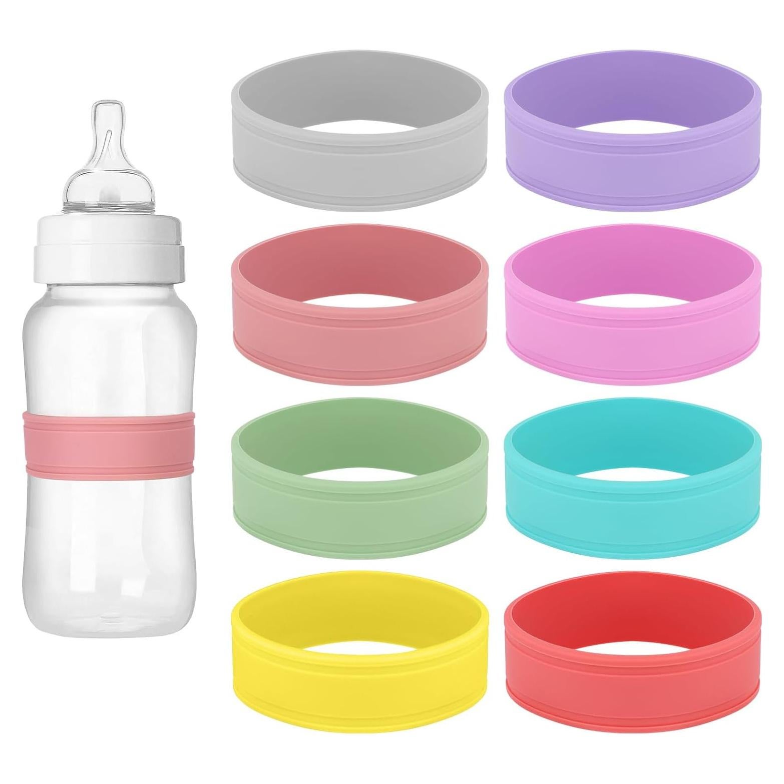 Etiquetas de Botellas de Bebé Silicona Penitue 8 Piezas Multicolor
