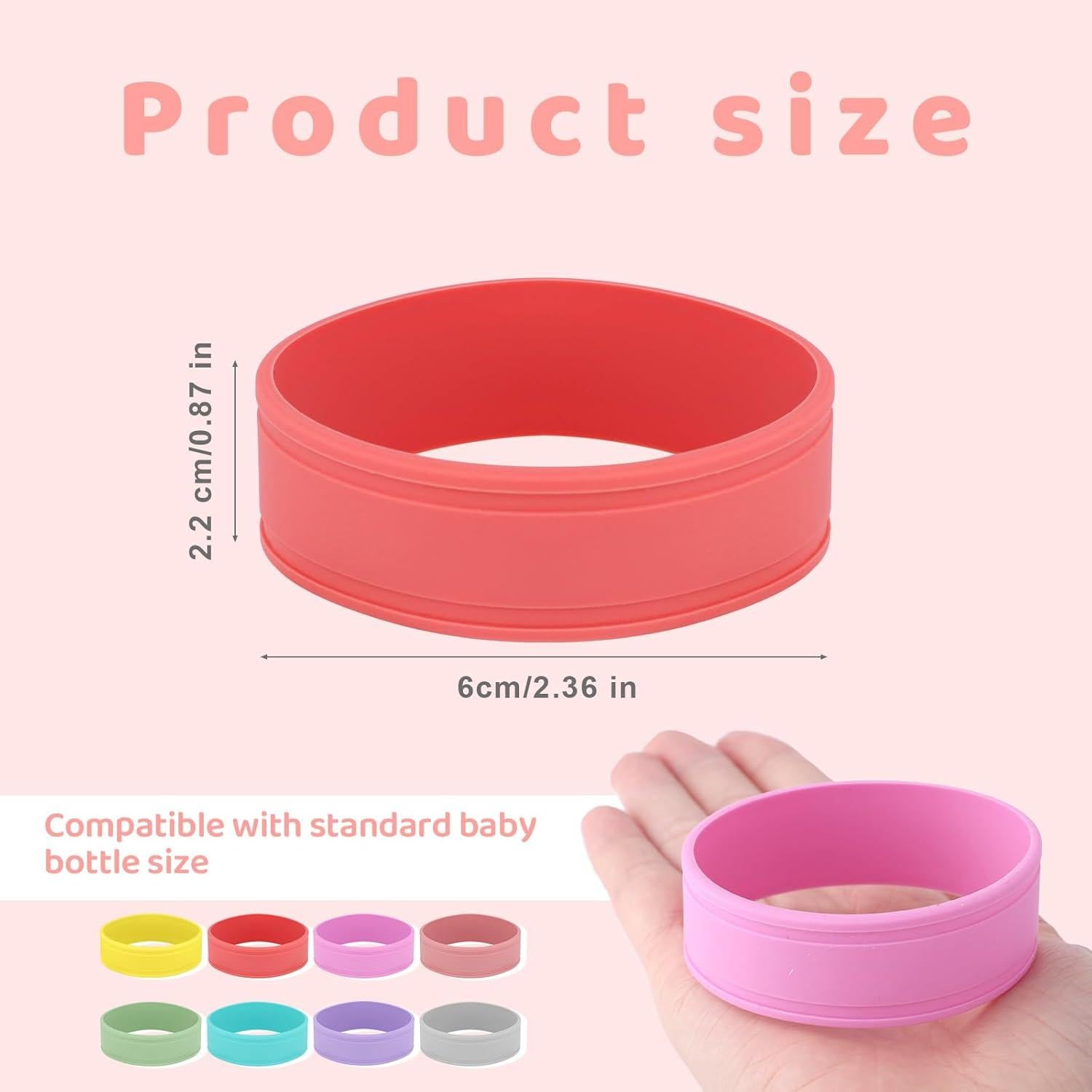 Etiquetas de Botellas de Bebé Silicona Penitue 8 Piezas Multicolor