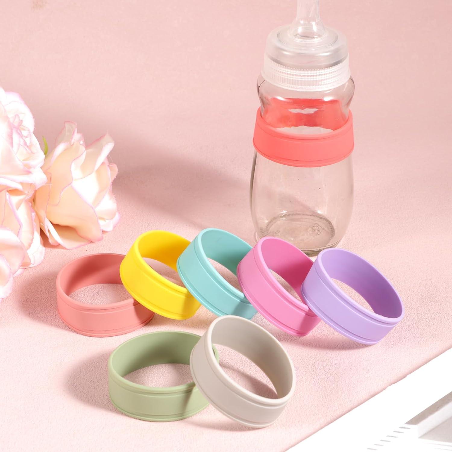 Etiquetas de Botellas de Bebé Silicona Penitue 8 Piezas Multicolor