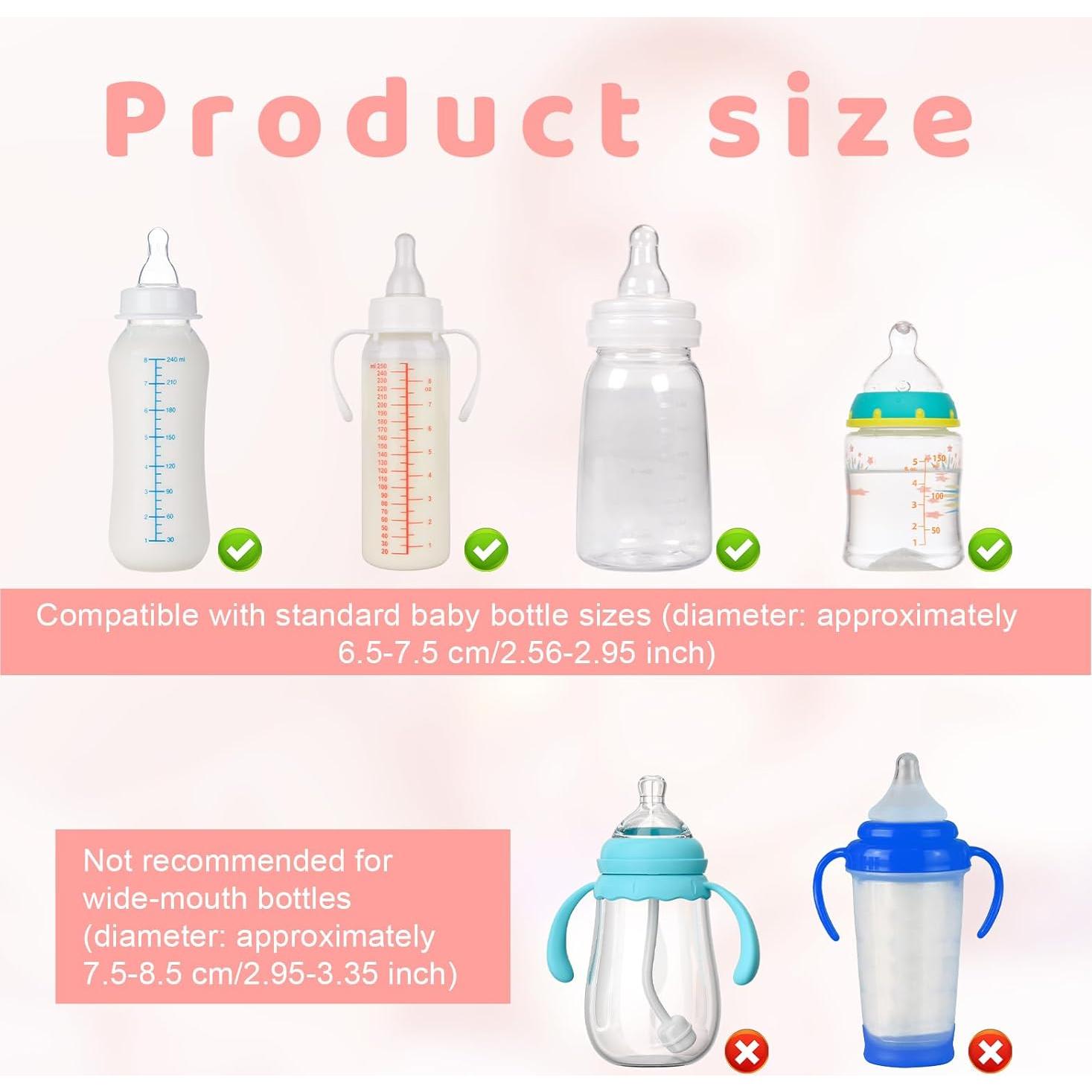 Etiquetas de Botellas de Bebé Silicona Penitue 8 Piezas Multicolor