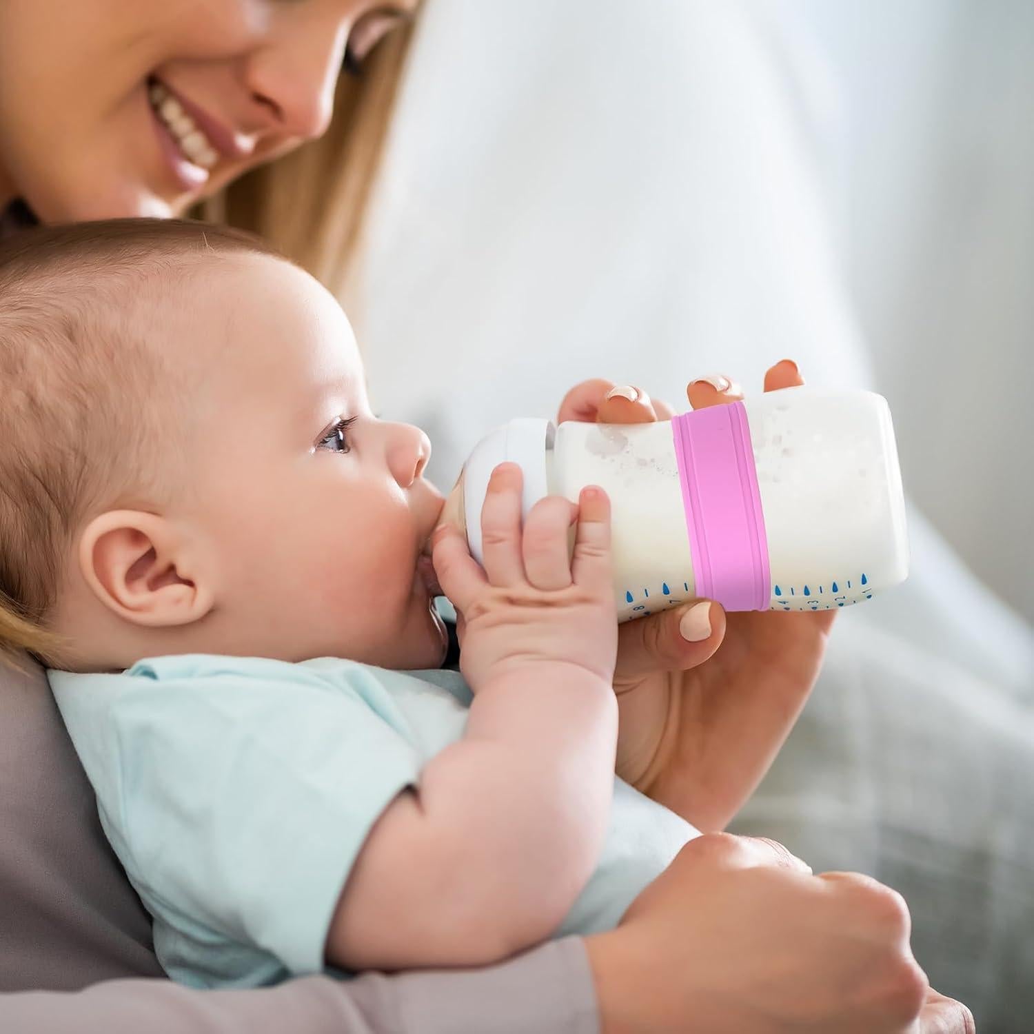 Etiquetas de Botellas de Bebé Silicona Penitue 8 Piezas Multicolor