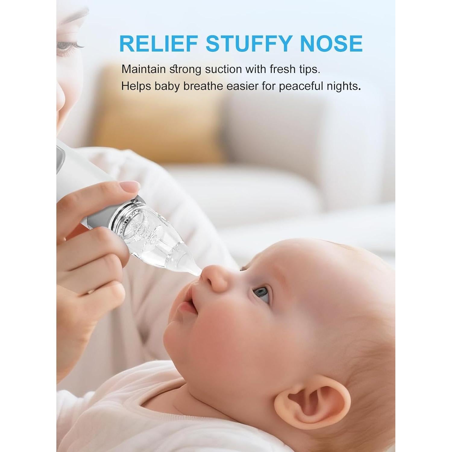 Kit de Repuesto para Aspirador Nasal Grownsy - 6 Puntas Silicona