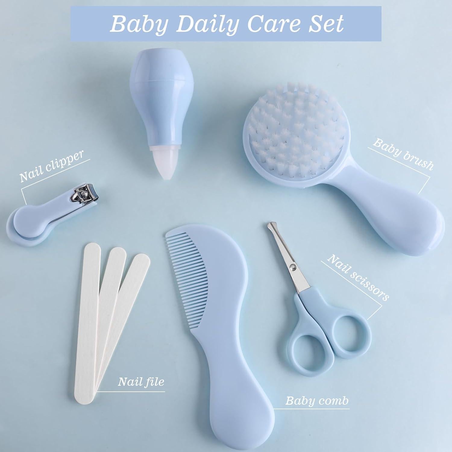 Kit de Cuidado para Bebés Bloomlet Baby 6 Piezas Azul
