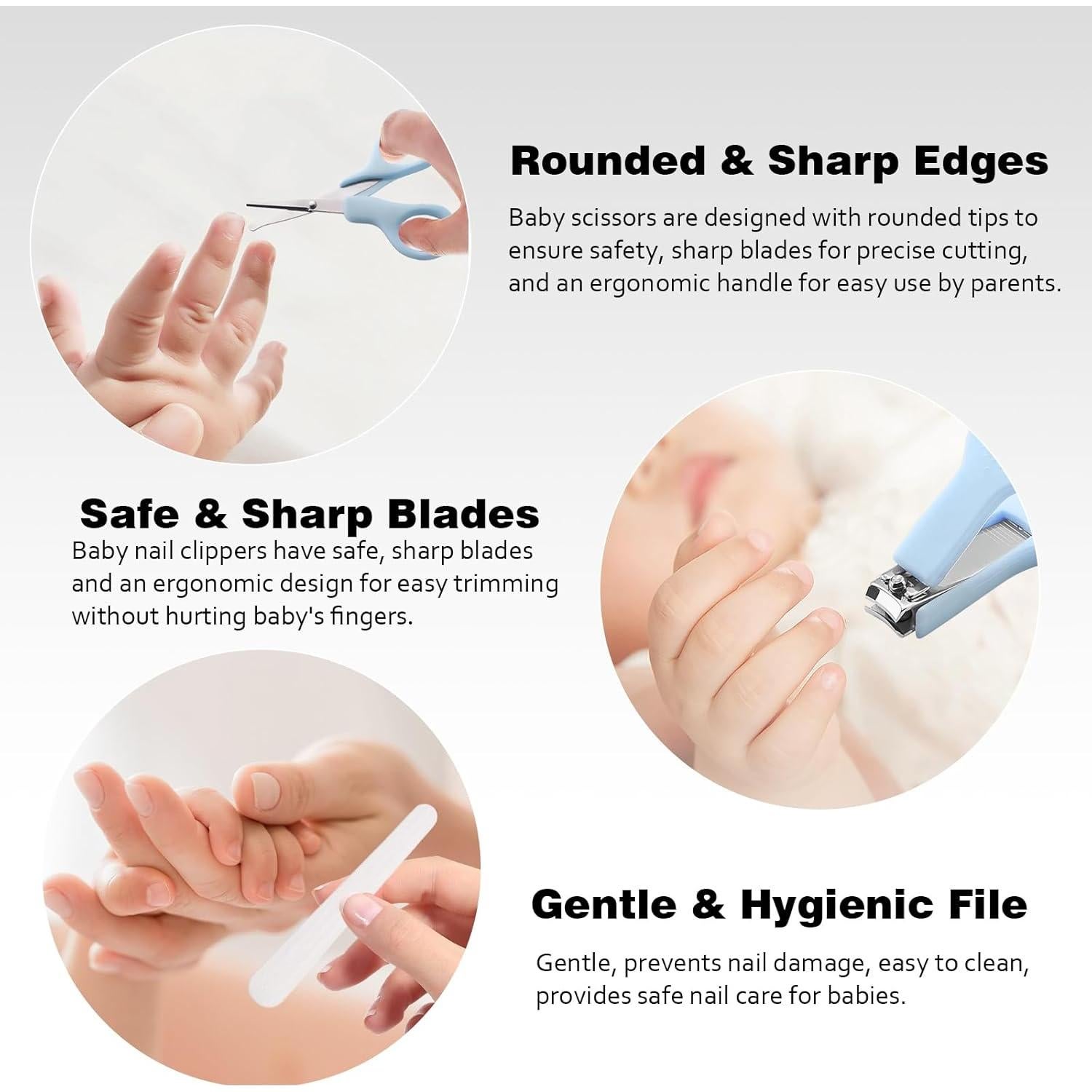 Kit de Cuidado para Bebés Bloomlet Baby 6 Piezas Azul