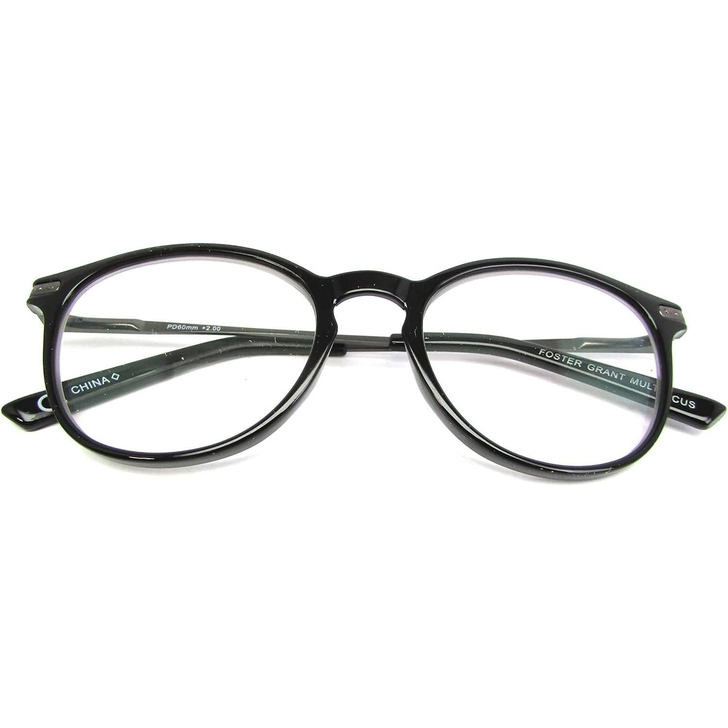 Gafas de lectura multifocal Foster Grant McKay negras 1.25x
