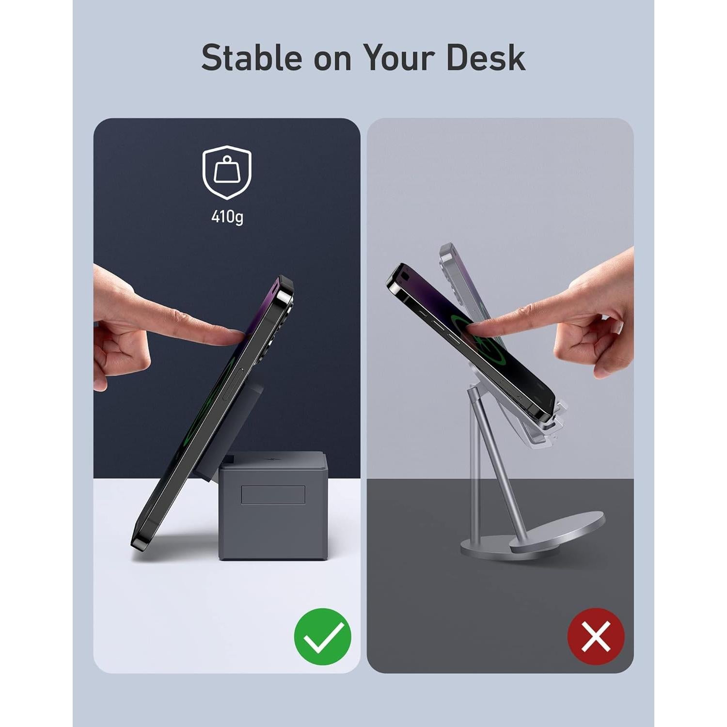 Cargador Inalámbrico 3-en-1 Anker MagSafe 15W para iPhone