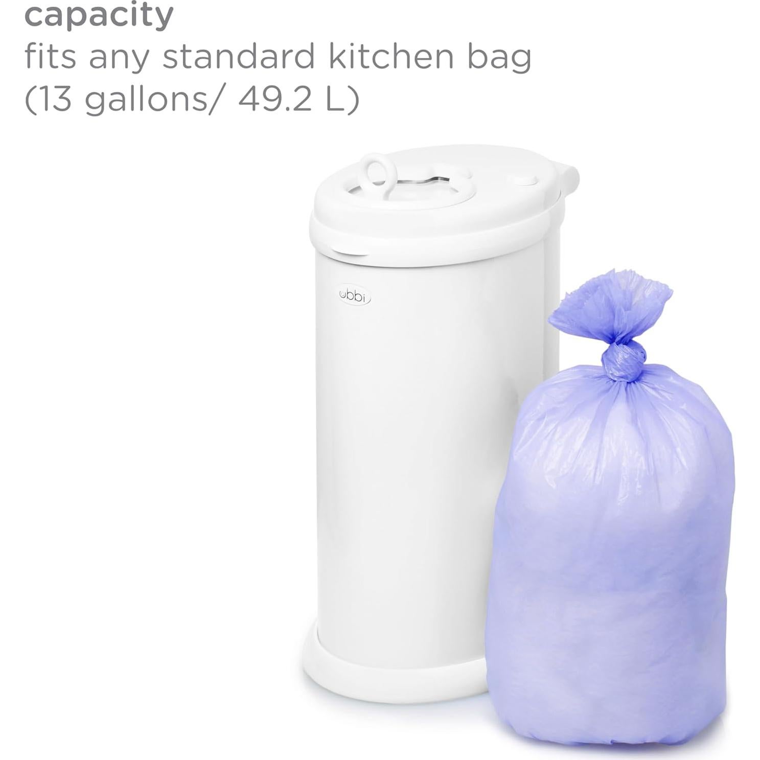 Bolsas Desechables Ubbi para Cubo de Pañales 75 Ct. 49.2 L