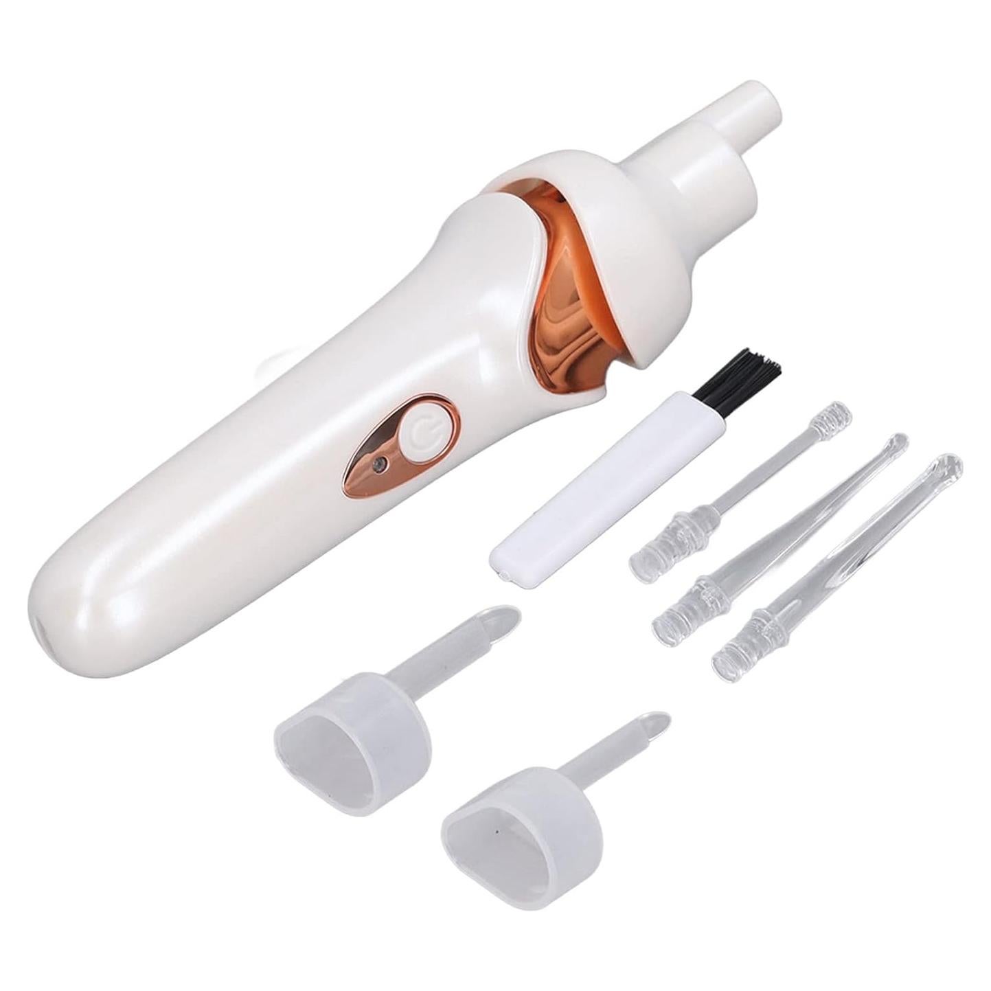 Limpiador de Oídos Eléctrico USB con Luz LED y Punta Suave