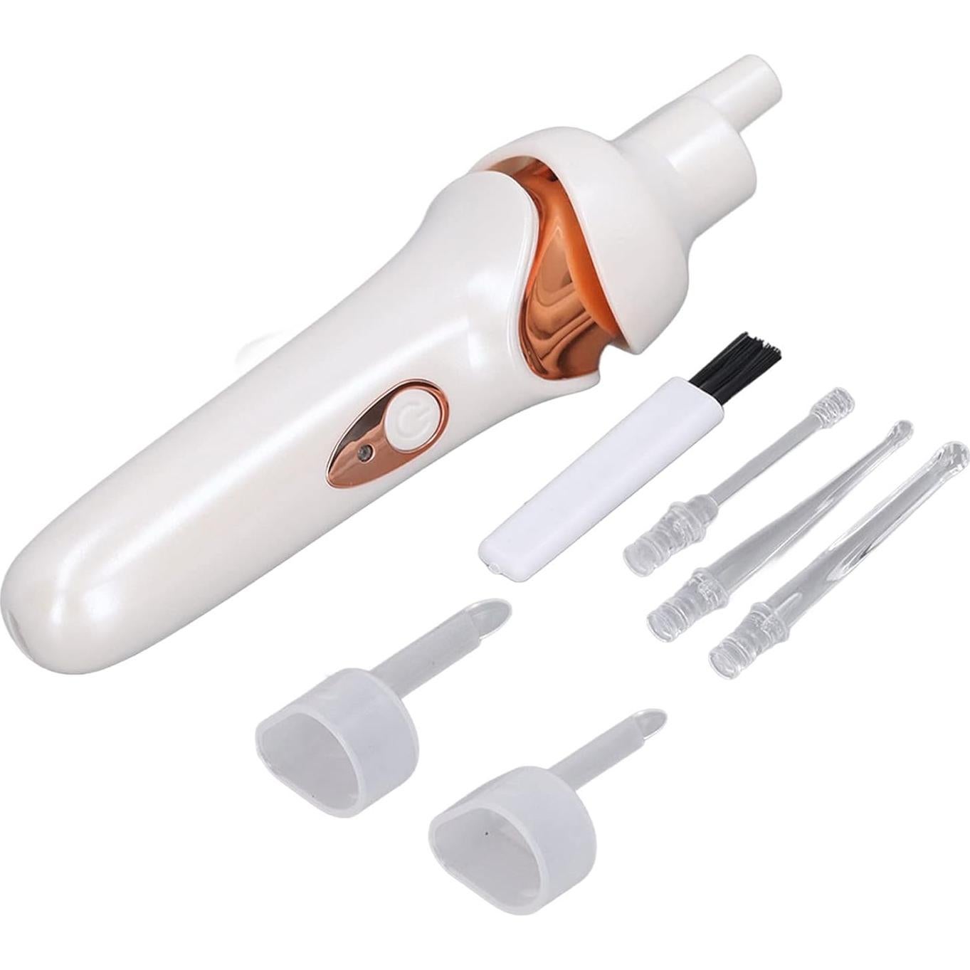 Limpiador de Oídos Eléctrico USB con Luz LED y Punta Suave