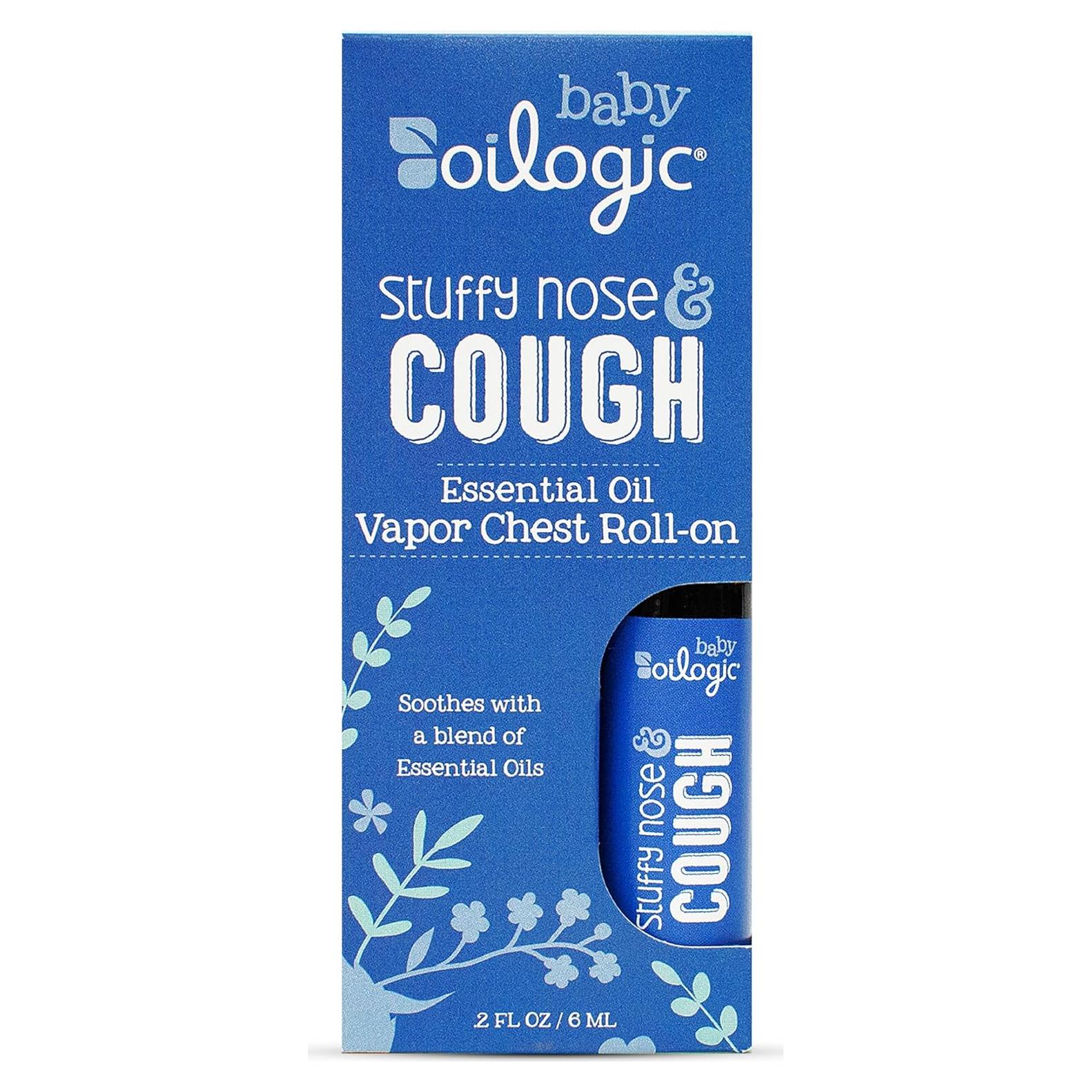 Aceite Esencial Roll-On Oilogic para Nariz Tapada y Tos 59 ml