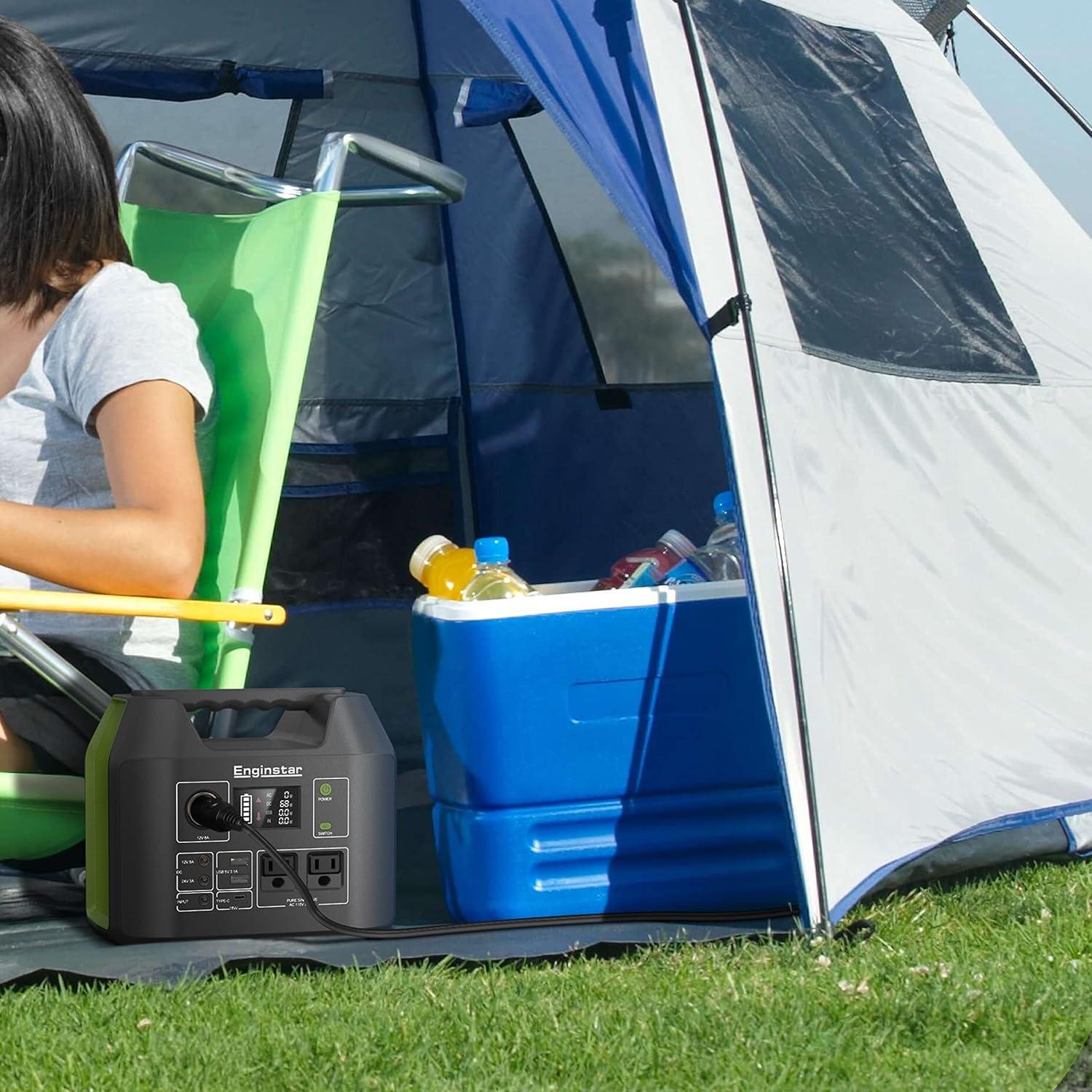 Generador Solar EnginStar R300 296Wh 300W Portátil Verde