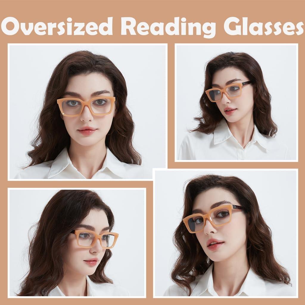 Gafas de lectura 4 en 1 con bloqueo luz azul - Unisex 1.25D