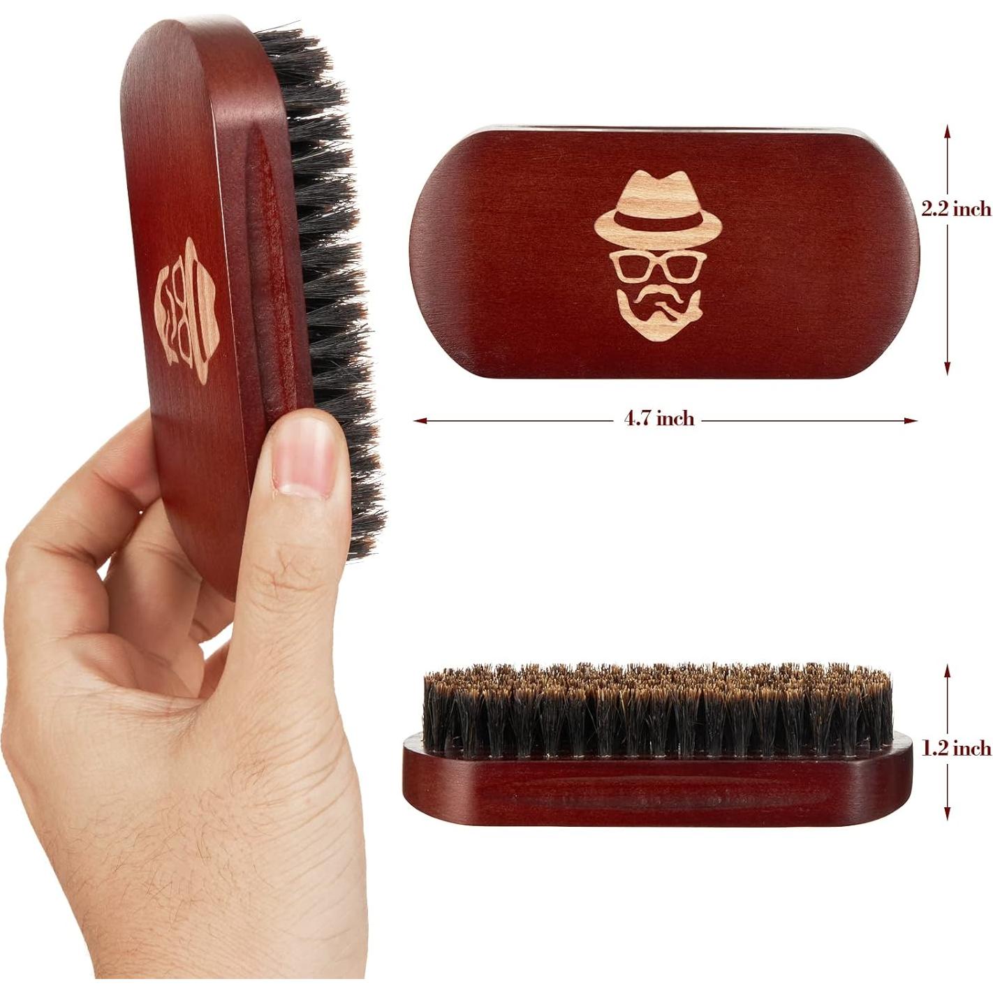 Cepillo de Barba Sosoon de Madera de Nogal Natural