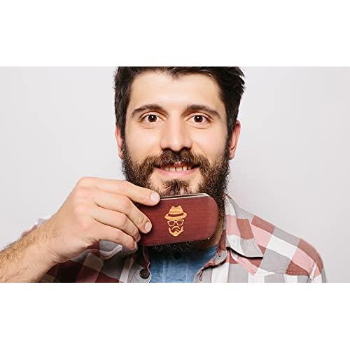 Cepillo de Barba Sosoon de Madera de Nogal Natural