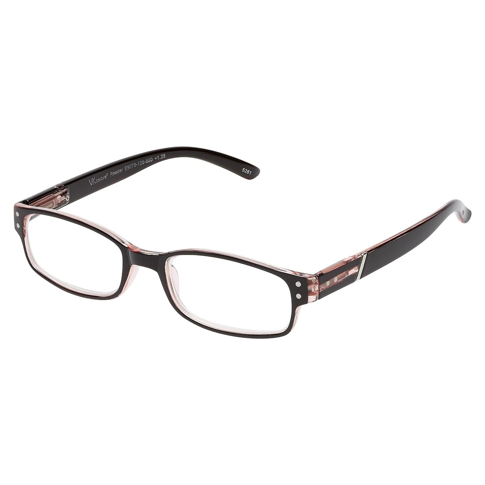 Gafas de lectura redondas Victoria Klein 9076 rojas 2.5x