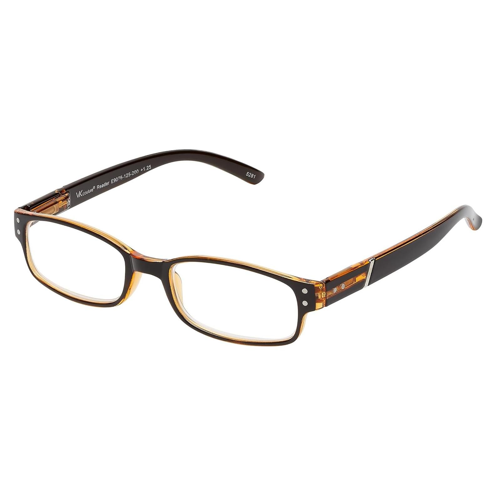 Gafas de Lectura Redondas Victoria Klein 9076 Marrón 2.5x