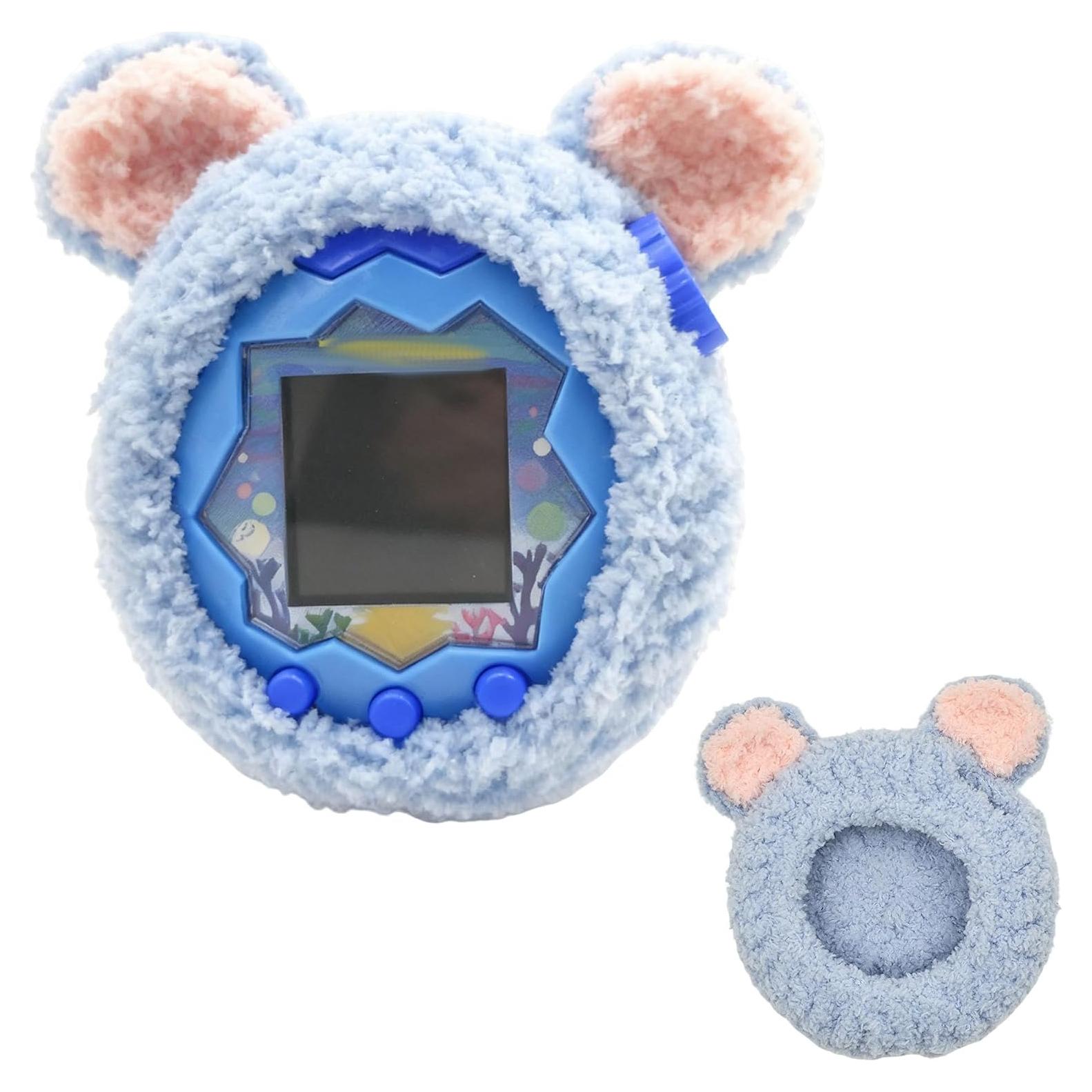 Funda Protectora para Tamagotchi Paradise - Tejido Suave Azul