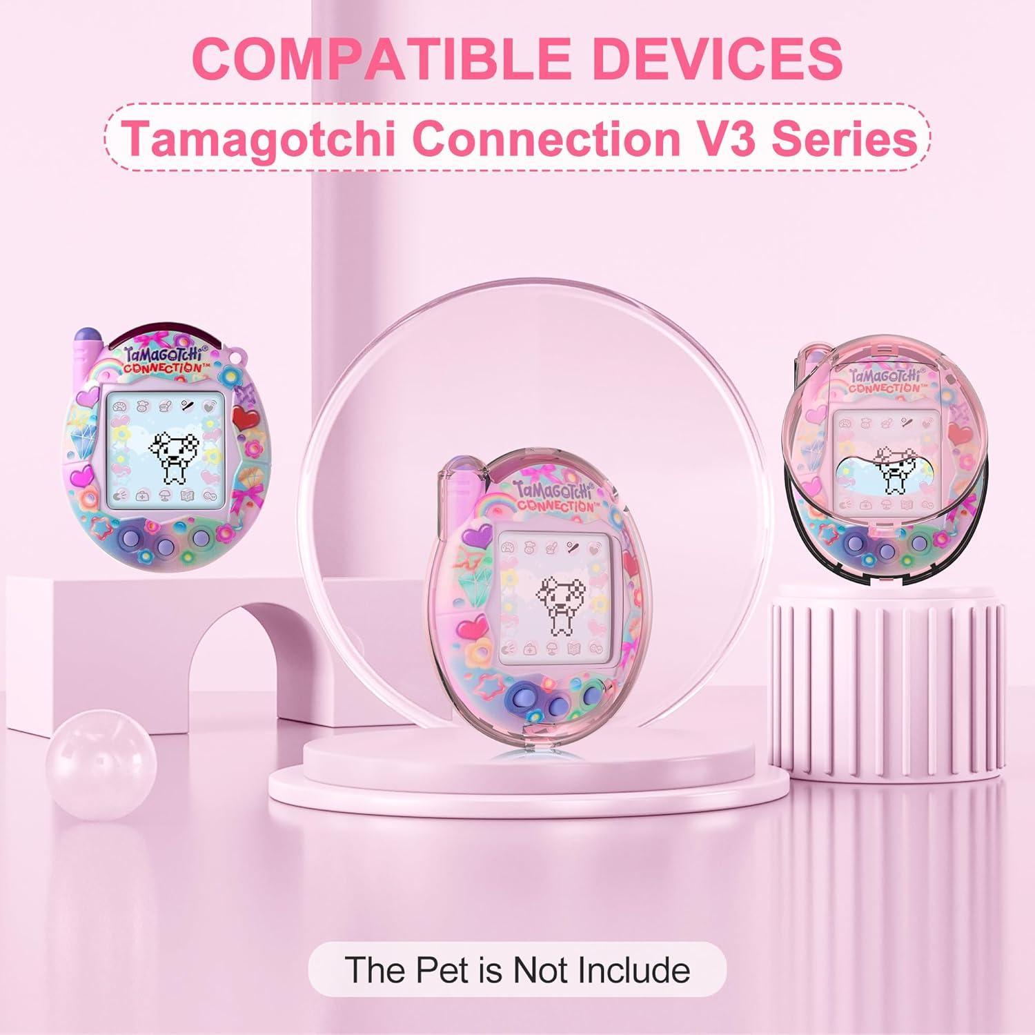 Funda Protectora Dura SGHLDE para Tamagotchi V3 Rosa