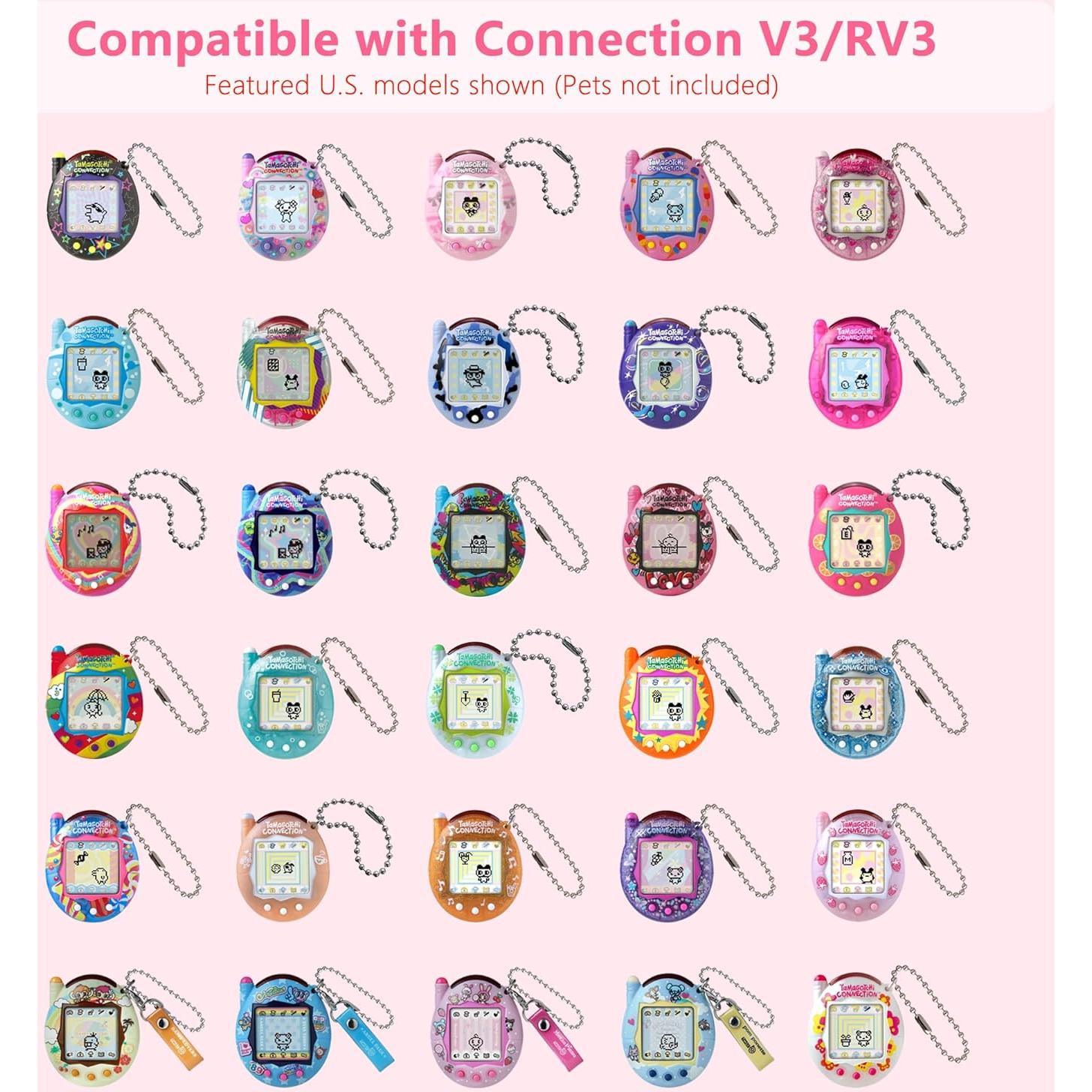 Funda Protectora Dura SGHLDE para Tamagotchi V3 Rosa