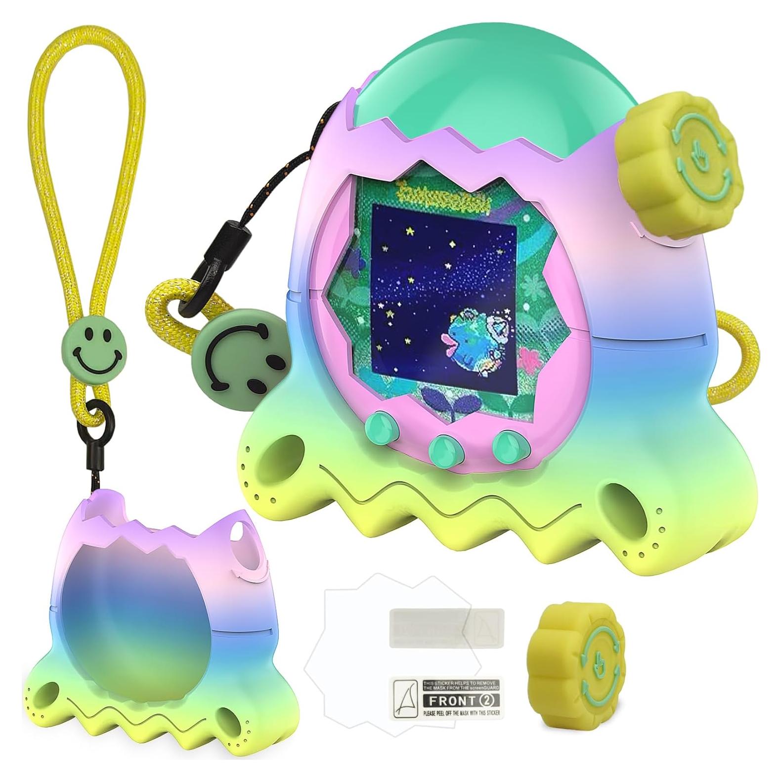 Funda de Silicona XEGIMOR para Tamagotchi Paradise Arcoíris
