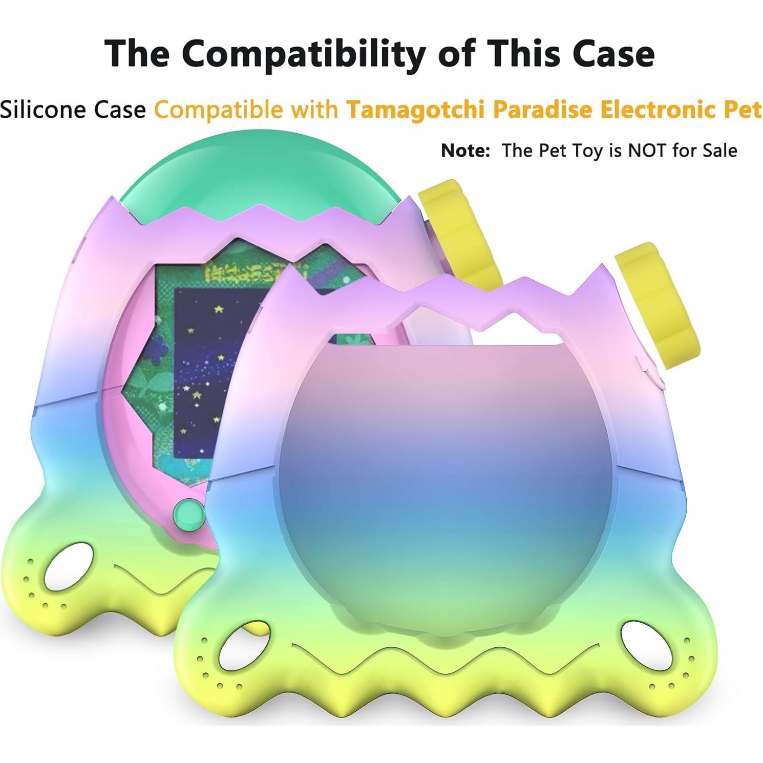 Funda de Silicona XEGIMOR para Tamagotchi Paradise Arcoíris