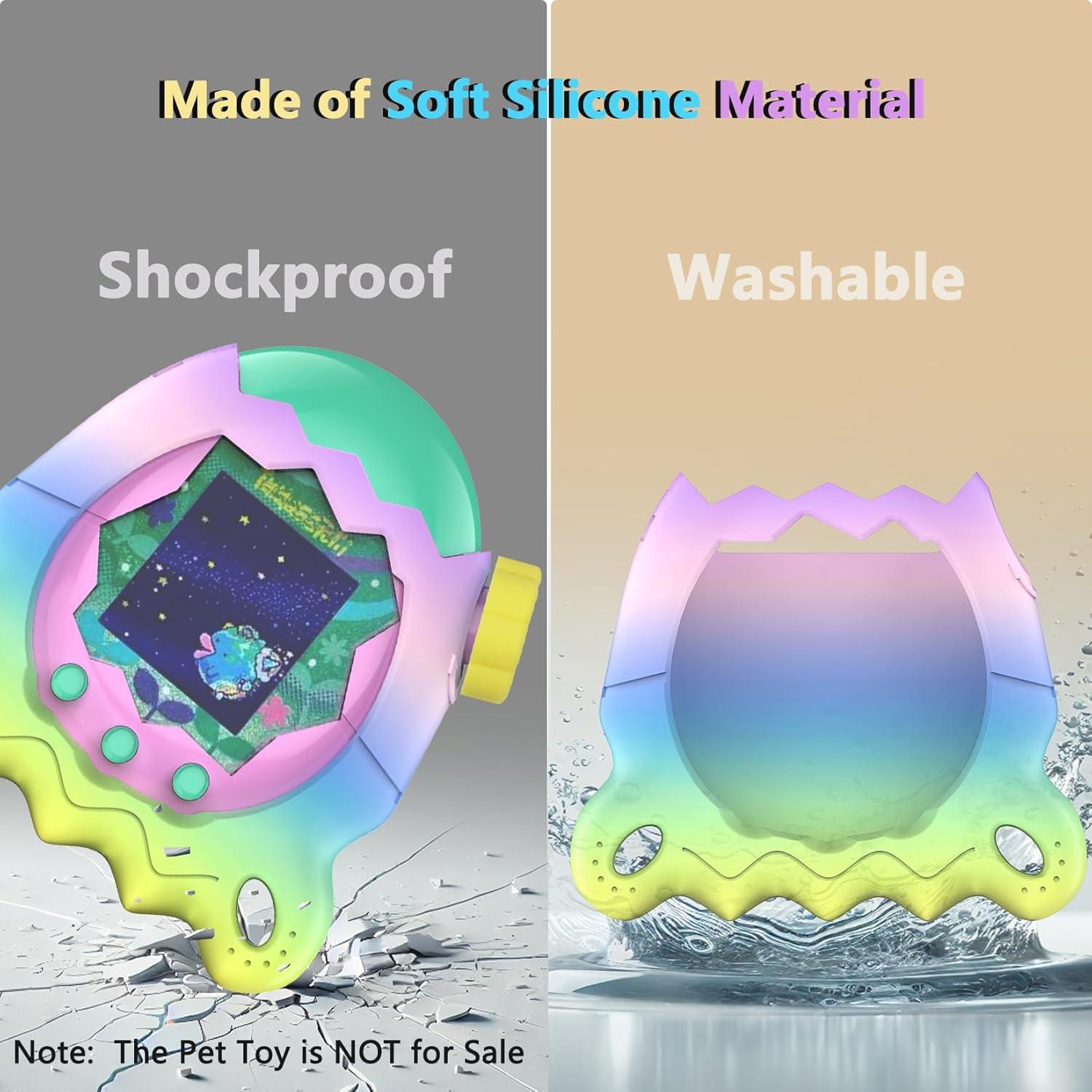 Funda de Silicona XEGIMOR para Tamagotchi Paradise Arcoíris