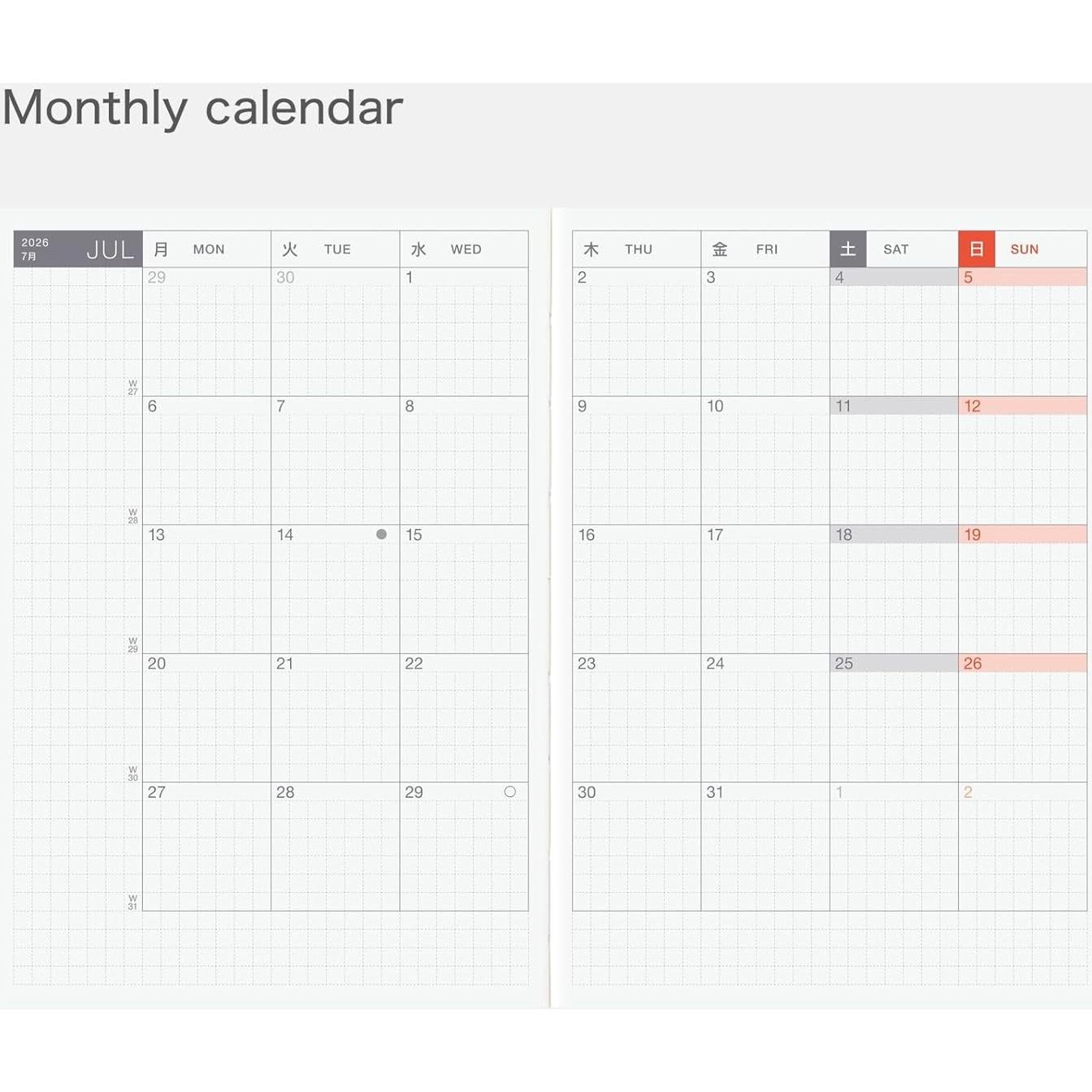 Planificador Hobonichi Techo A6 Tamagotchi - Cubierta Original
