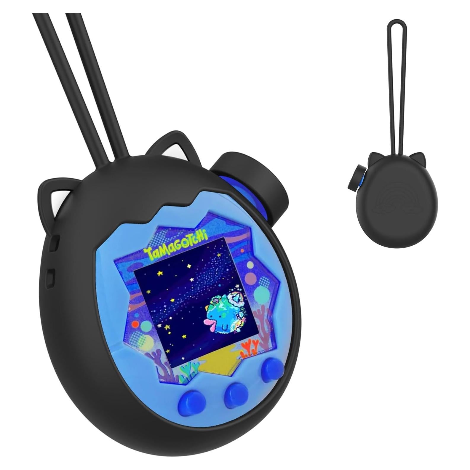 Funda de Silicona para Tamagotchi Paradise - Protección Total Negra