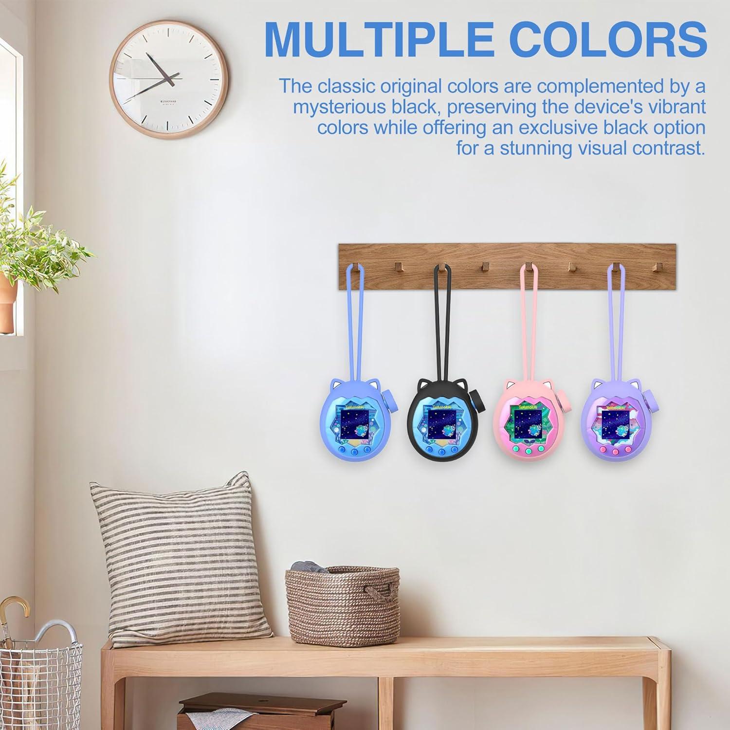 Funda de Silicona para Tamagotchi Paradise - Protección Total Negra