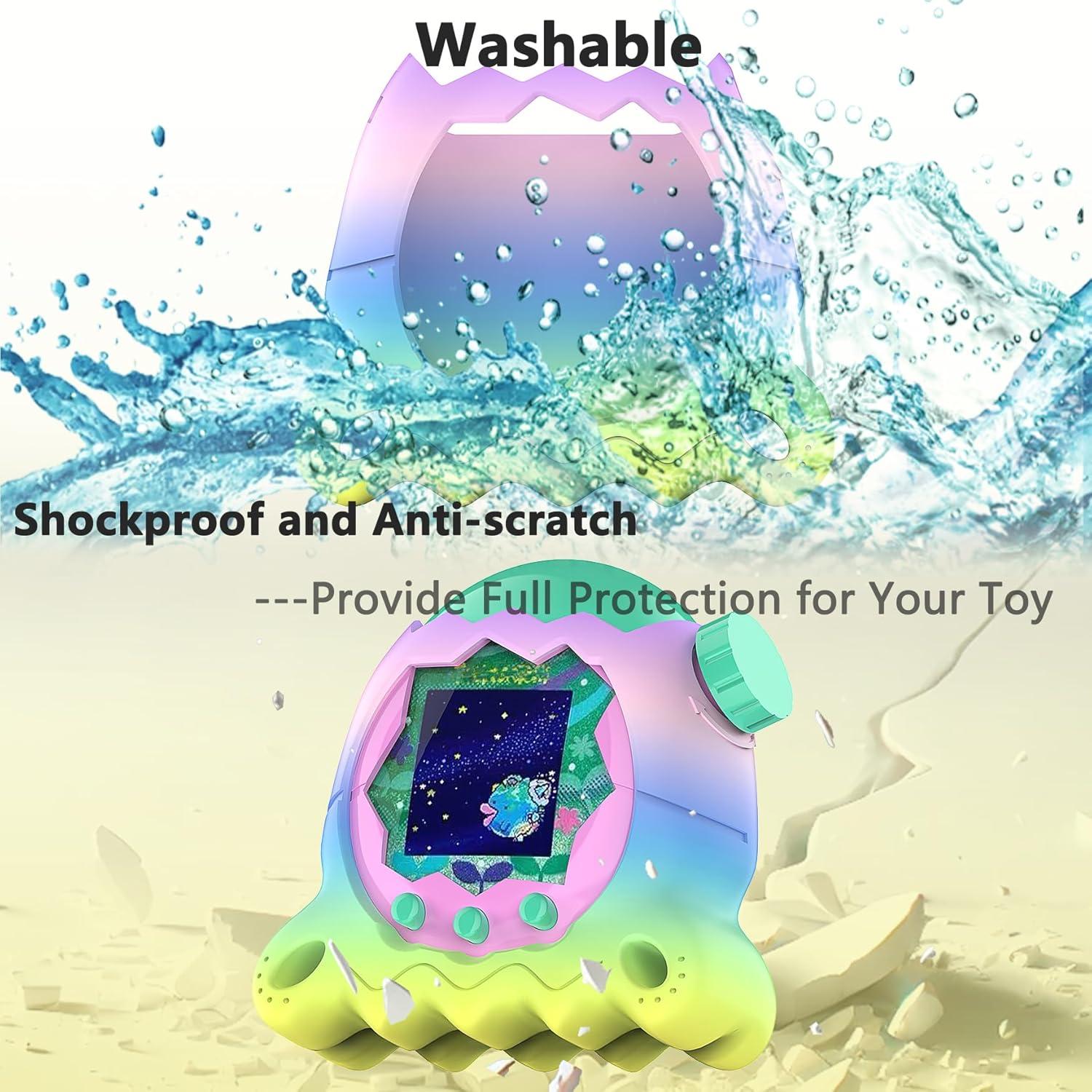 Fundas Protectores JCHPINE para Tamagotchi Paradise - Arcoíris