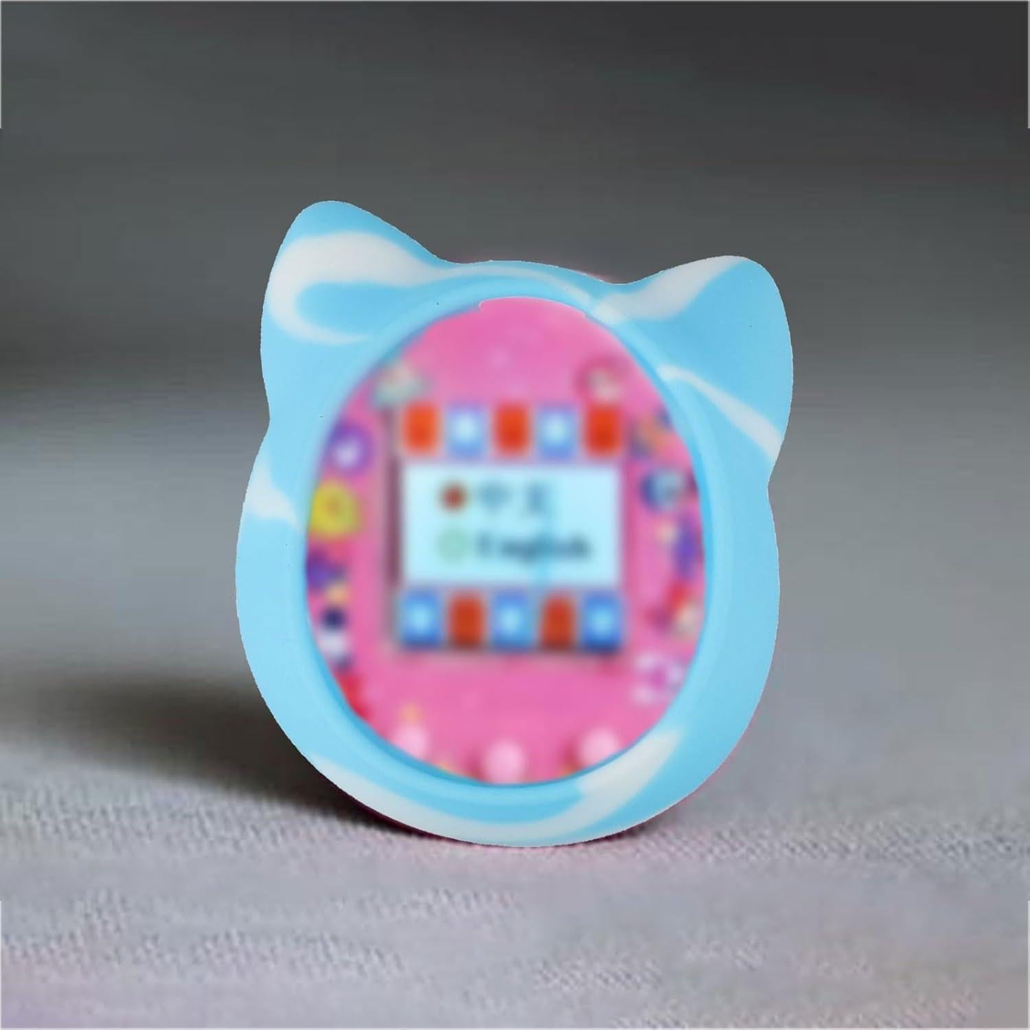Funda de Silicona Ehlivhall para Tamagotchi 4U PS Mix Azul