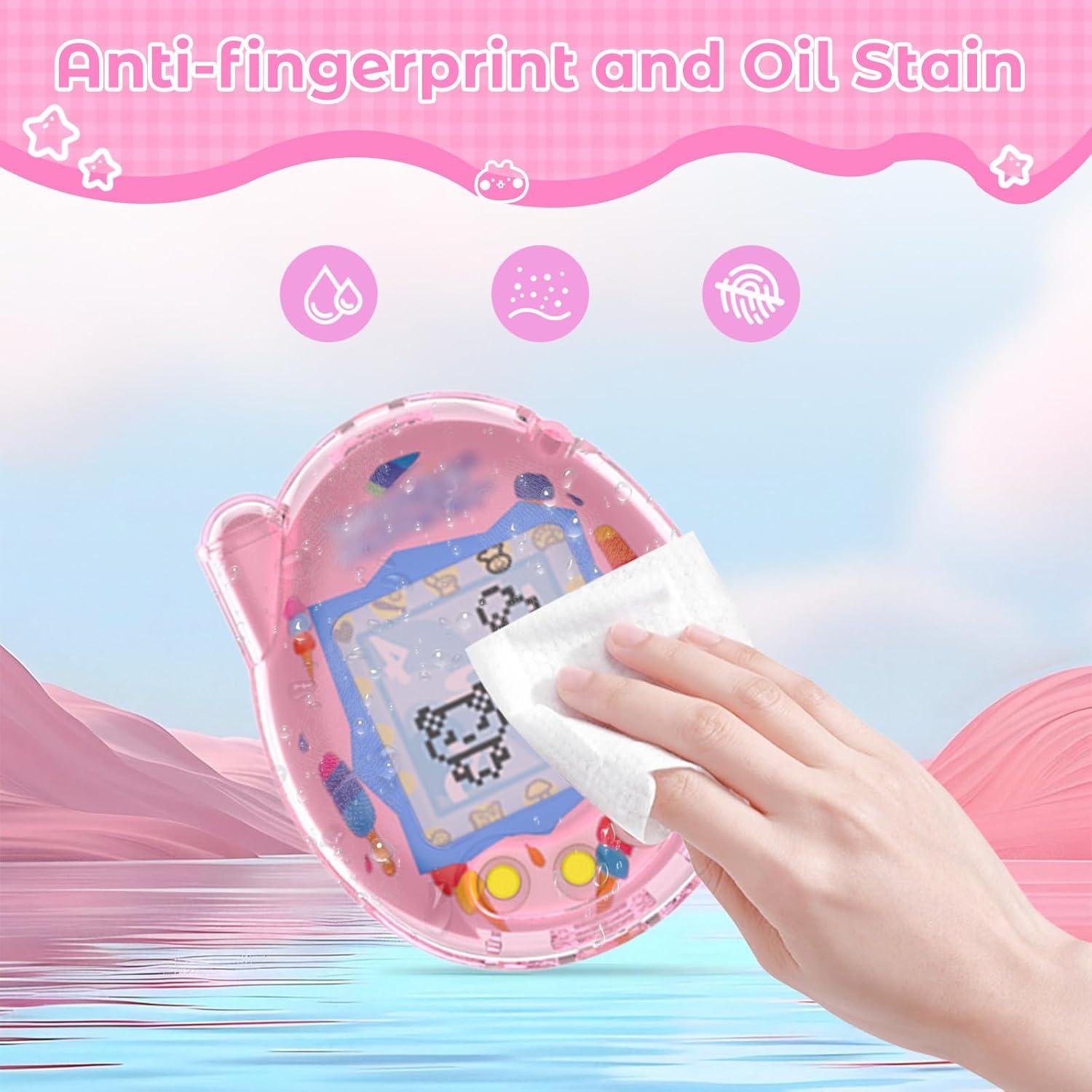 Funda Protectora KONXISA para Tamagotchi Connection Rosa