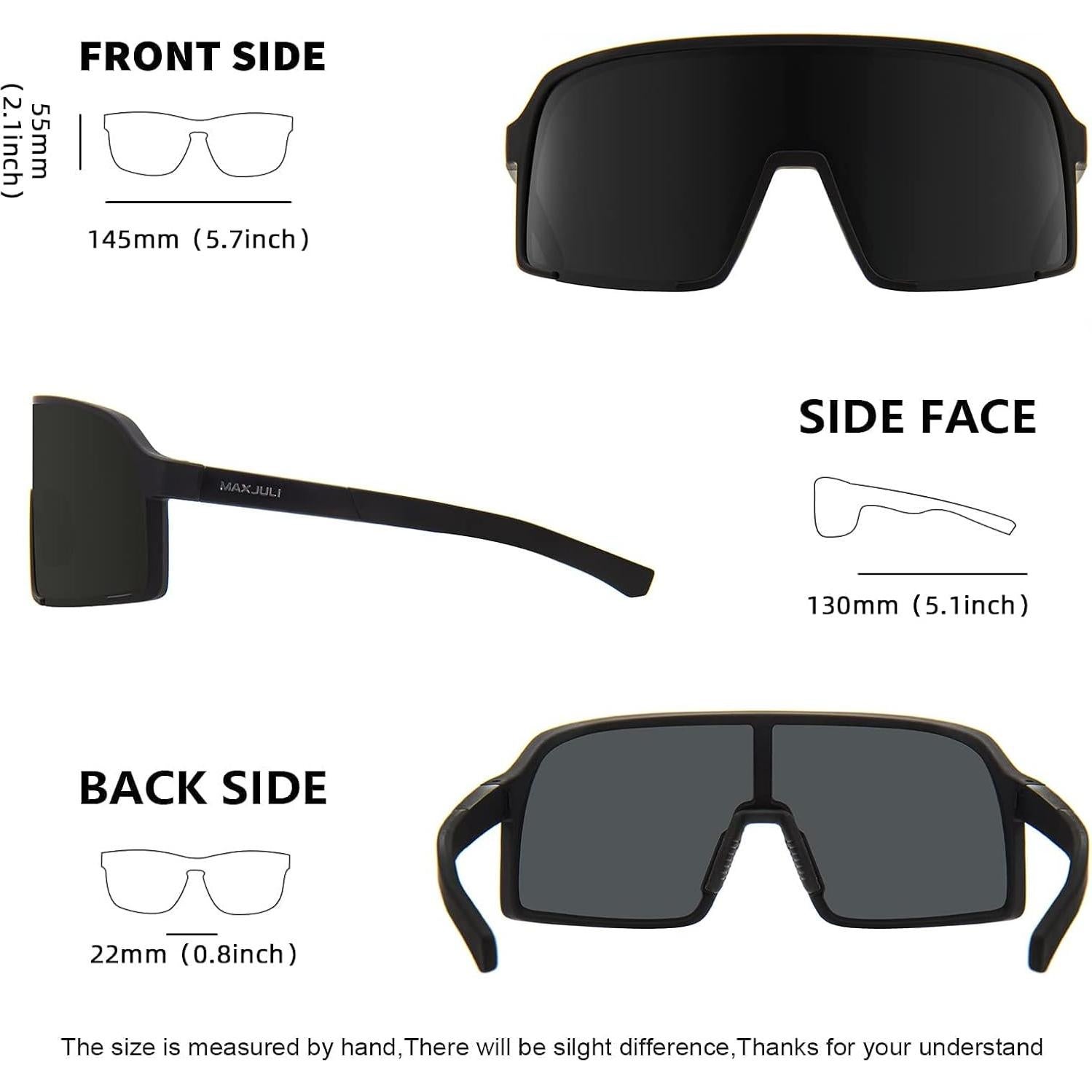 Gafas de sol polarizadas MAXJULI UV400 para deportes al aire libre