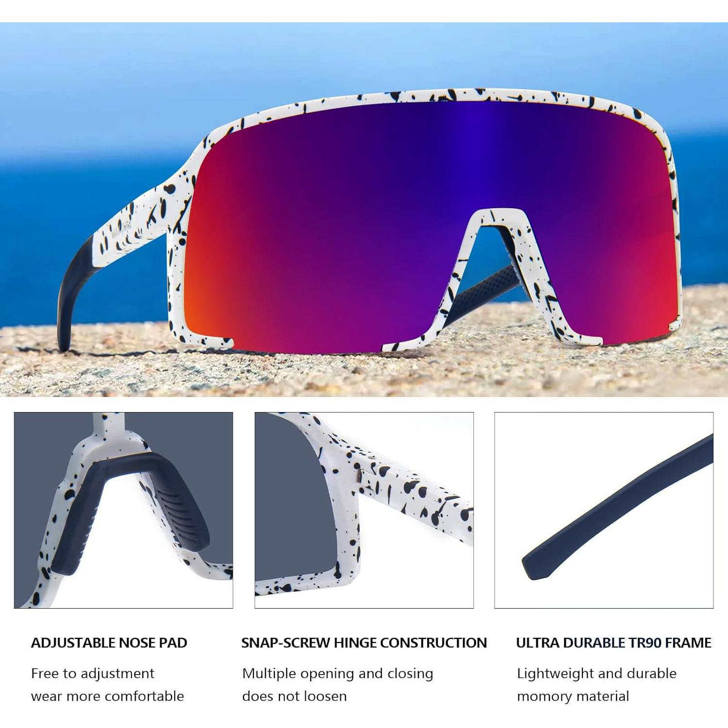 Gafas de Sol Polarizadas MAXJULI Unisex UV400 para Deportes