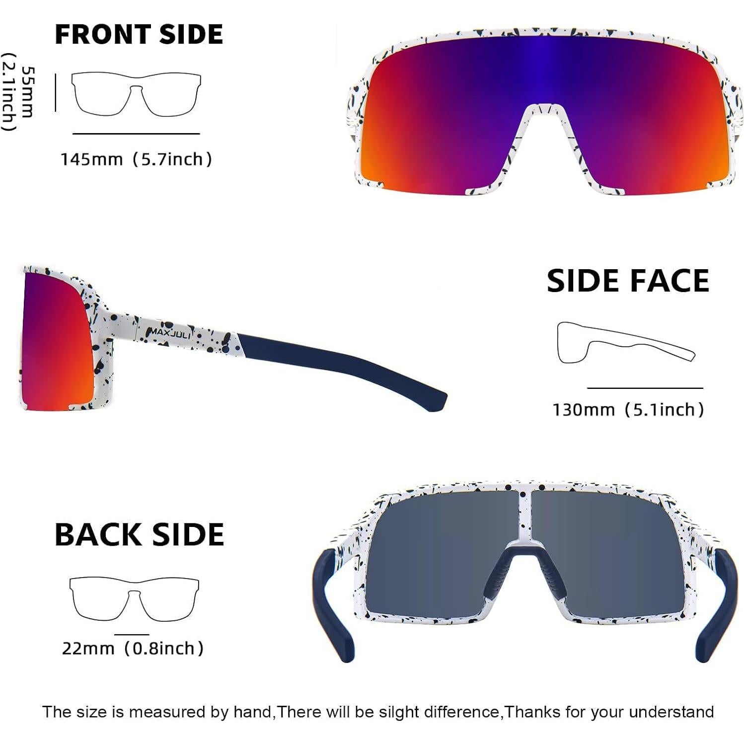 Gafas de Sol Polarizadas MAXJULI Unisex UV400 para Deportes