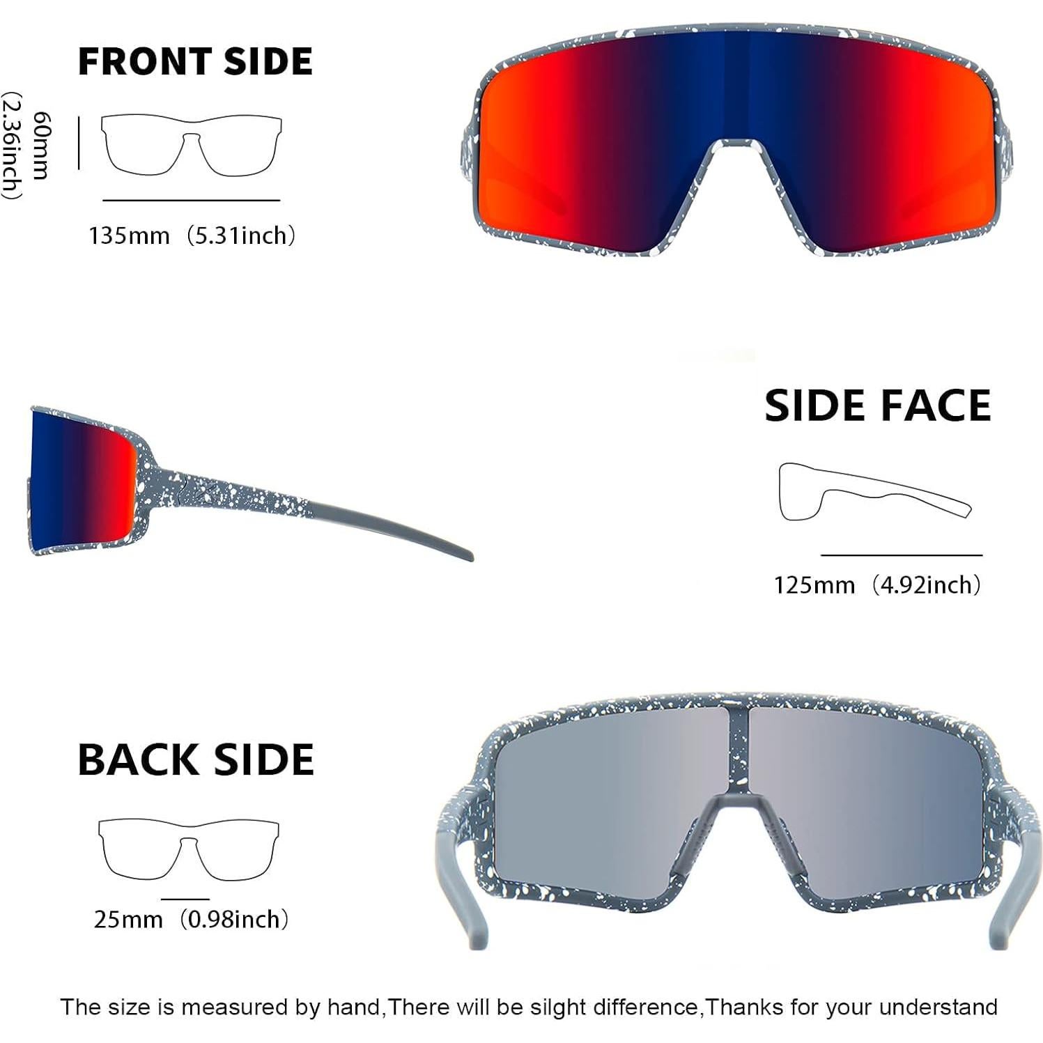 Gafas de Sol Polarizadas MAXJULI Unisex UV400 para Deportes