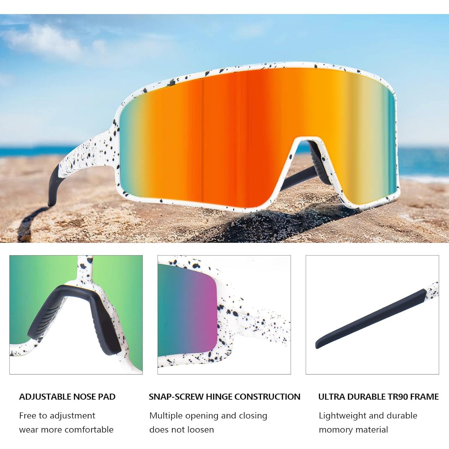 Gafas de Sol Polarizadas MAXJULI 8121 UV400 para Deportes