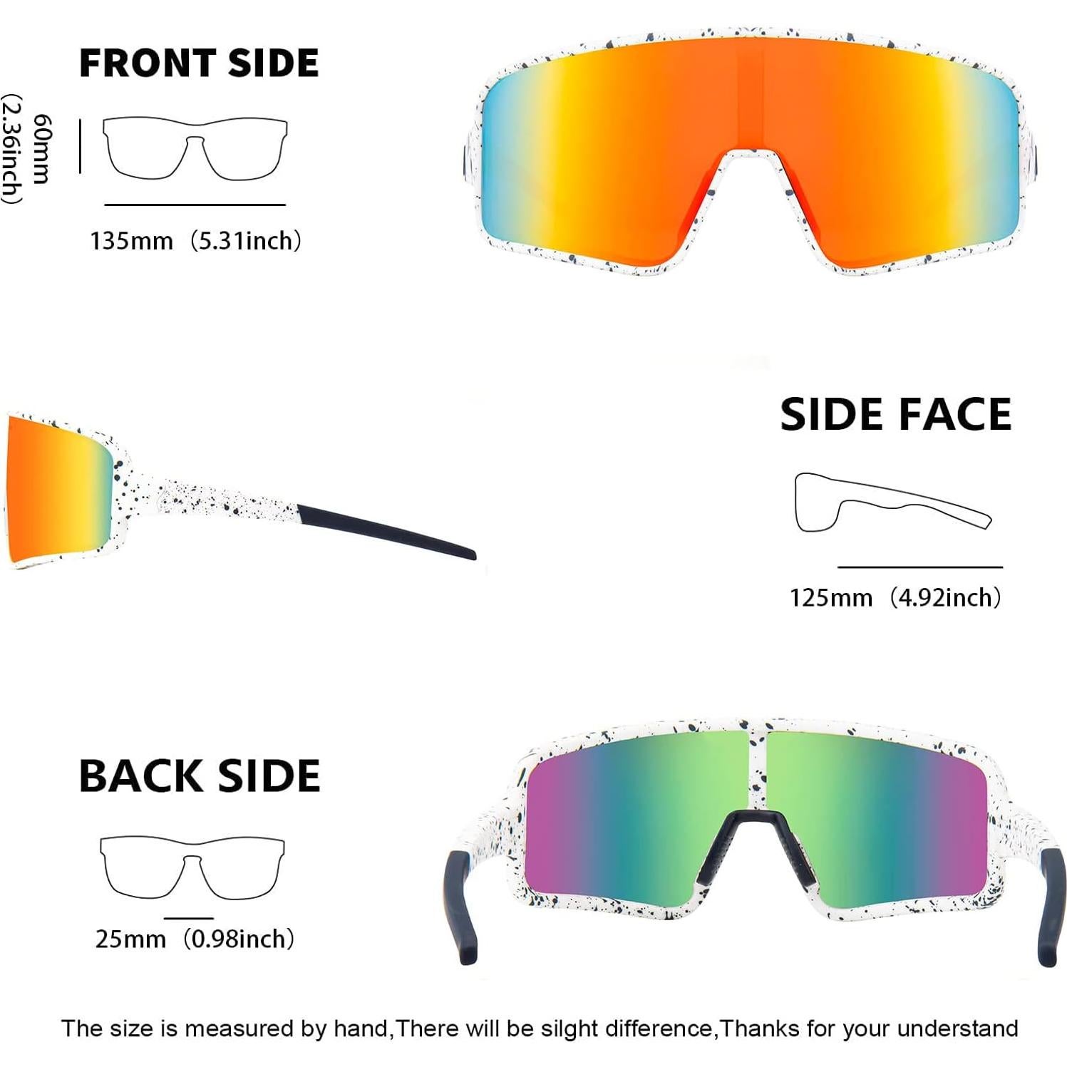 Gafas de Sol Polarizadas MAXJULI 8121 UV400 para Deportes