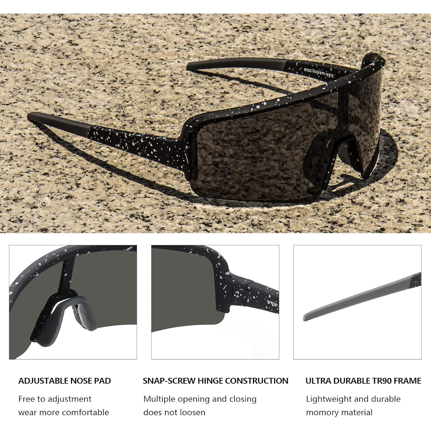 Gafas de Sol Polarizadas MAXJULI 8121 UV400 para Deportes