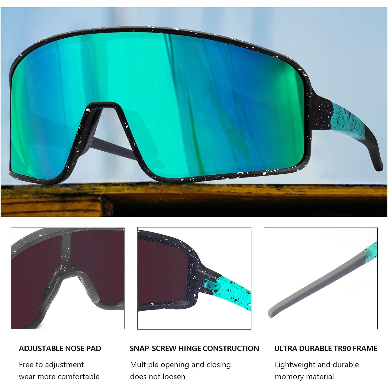Gafas de Sol Polarizadas MAXJULI Unisex UV400 para Deportes