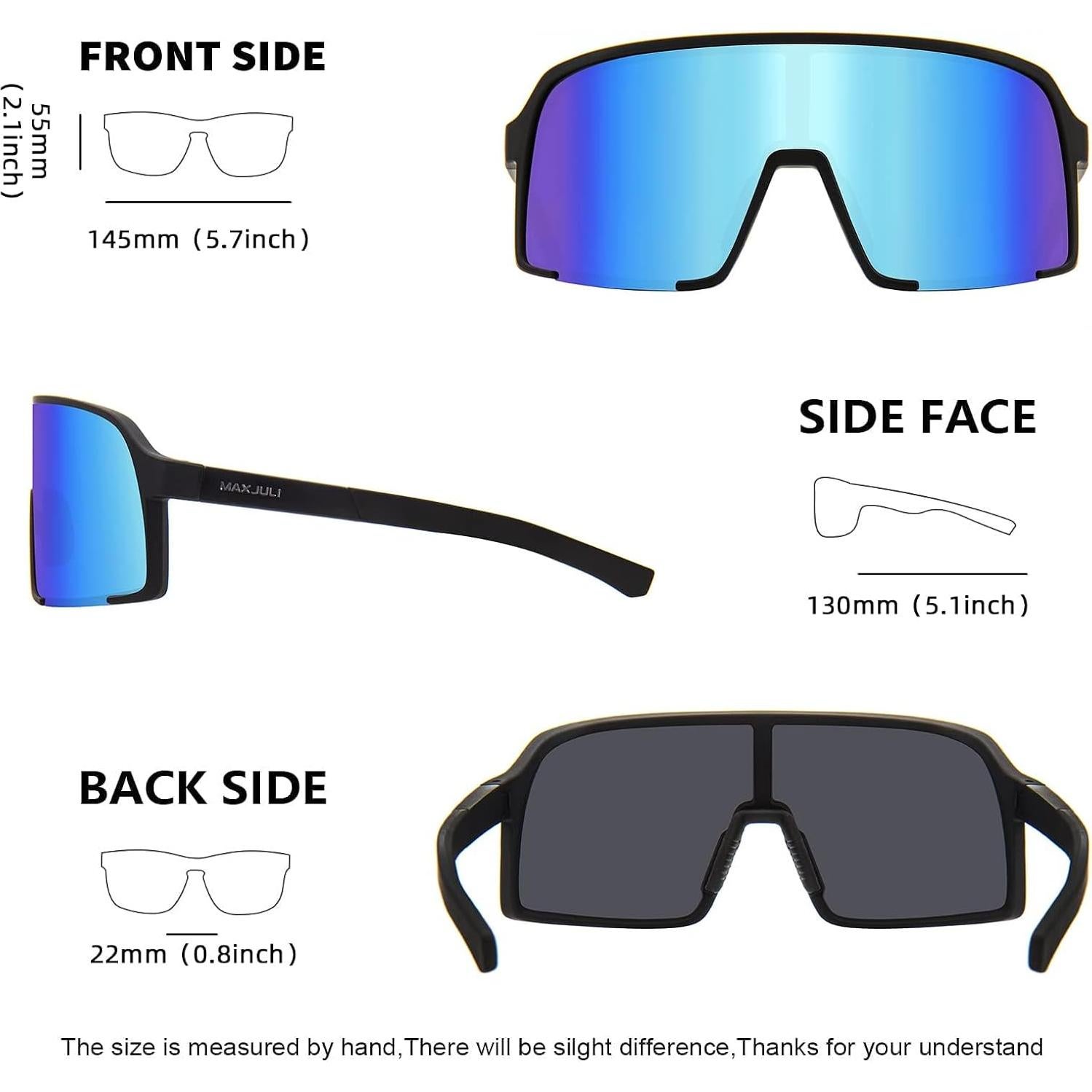 Gafas de Sol Polarizadas MAXJULI UV400 para Deportes