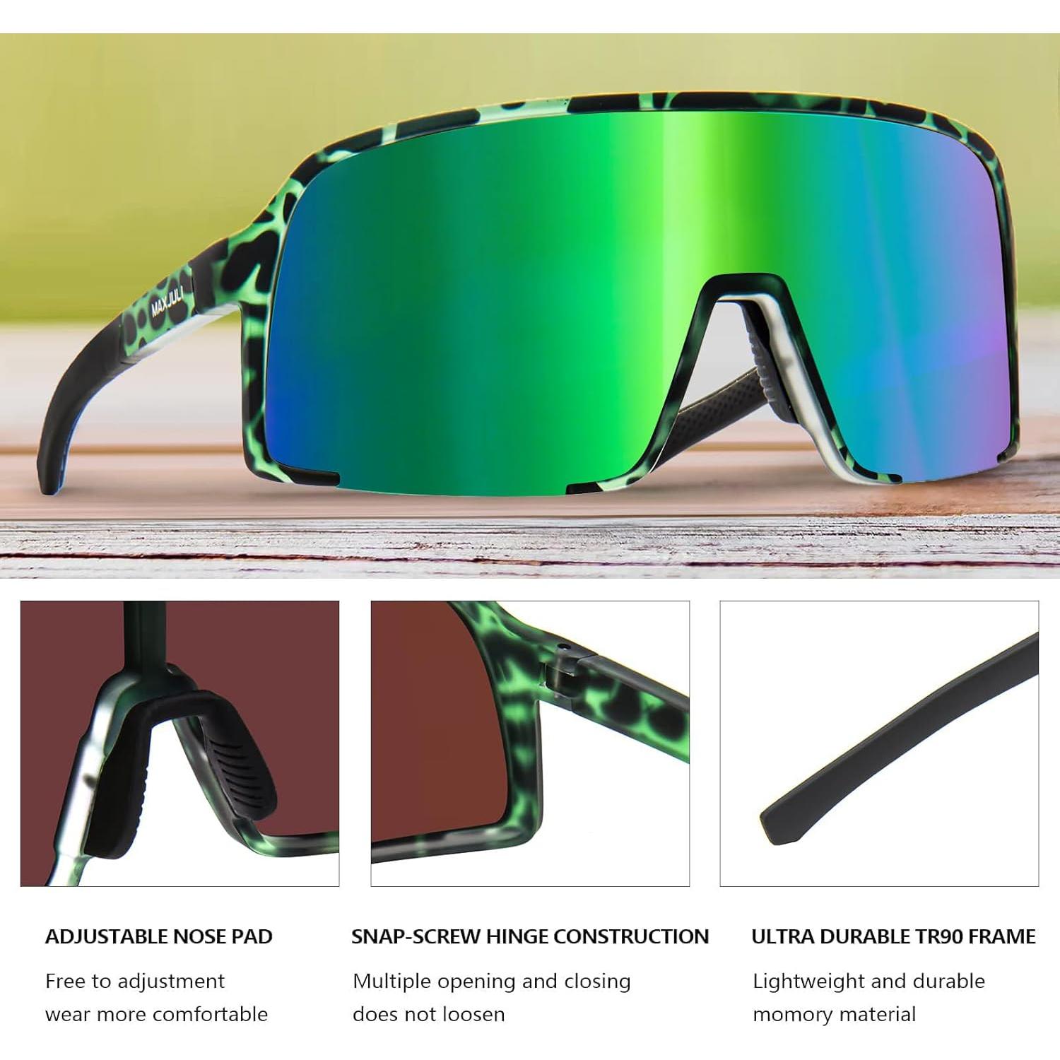 Gafas de Sol Polarizadas MAXJULI UV400 para Deportes
