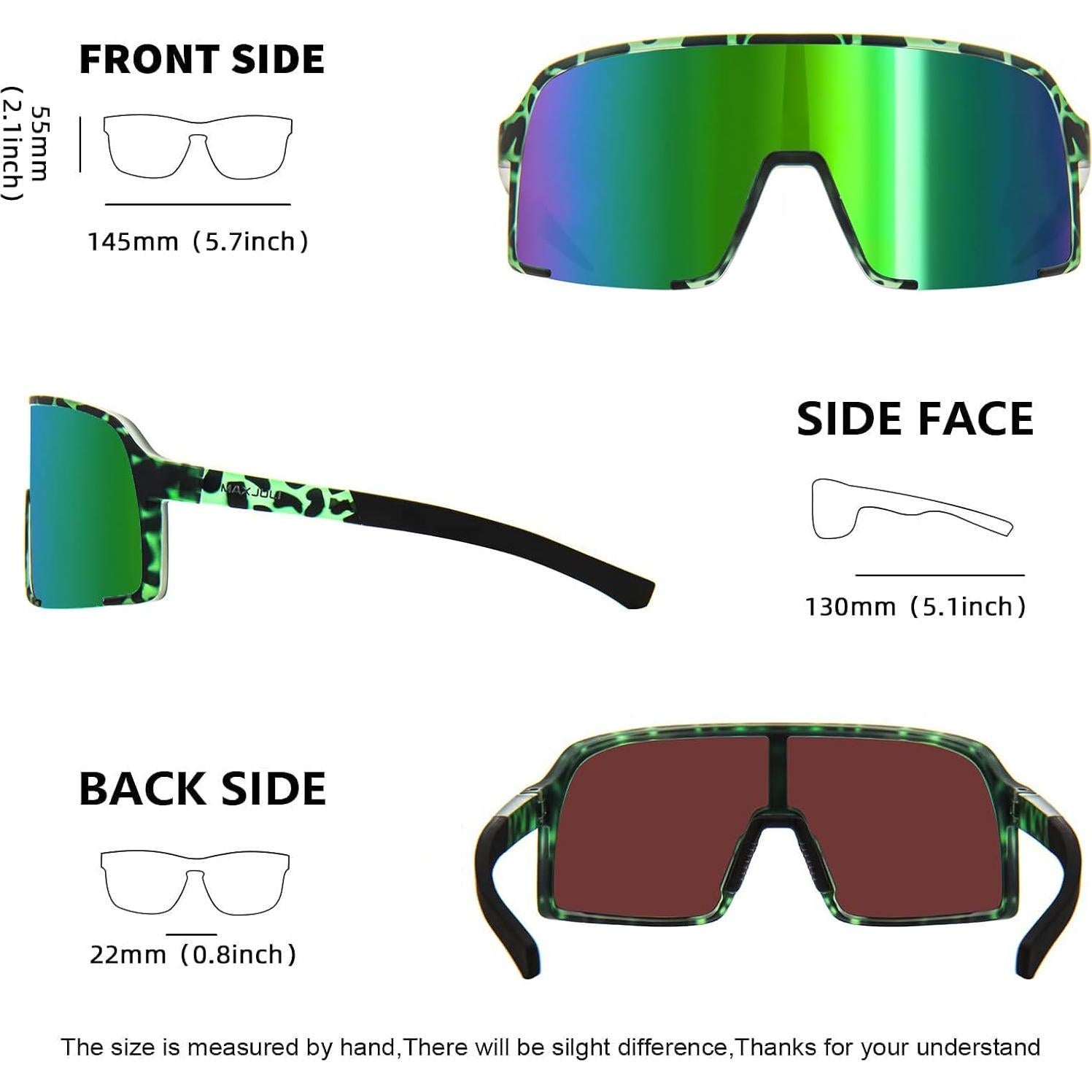 Gafas de Sol Polarizadas MAXJULI UV400 para Deportes