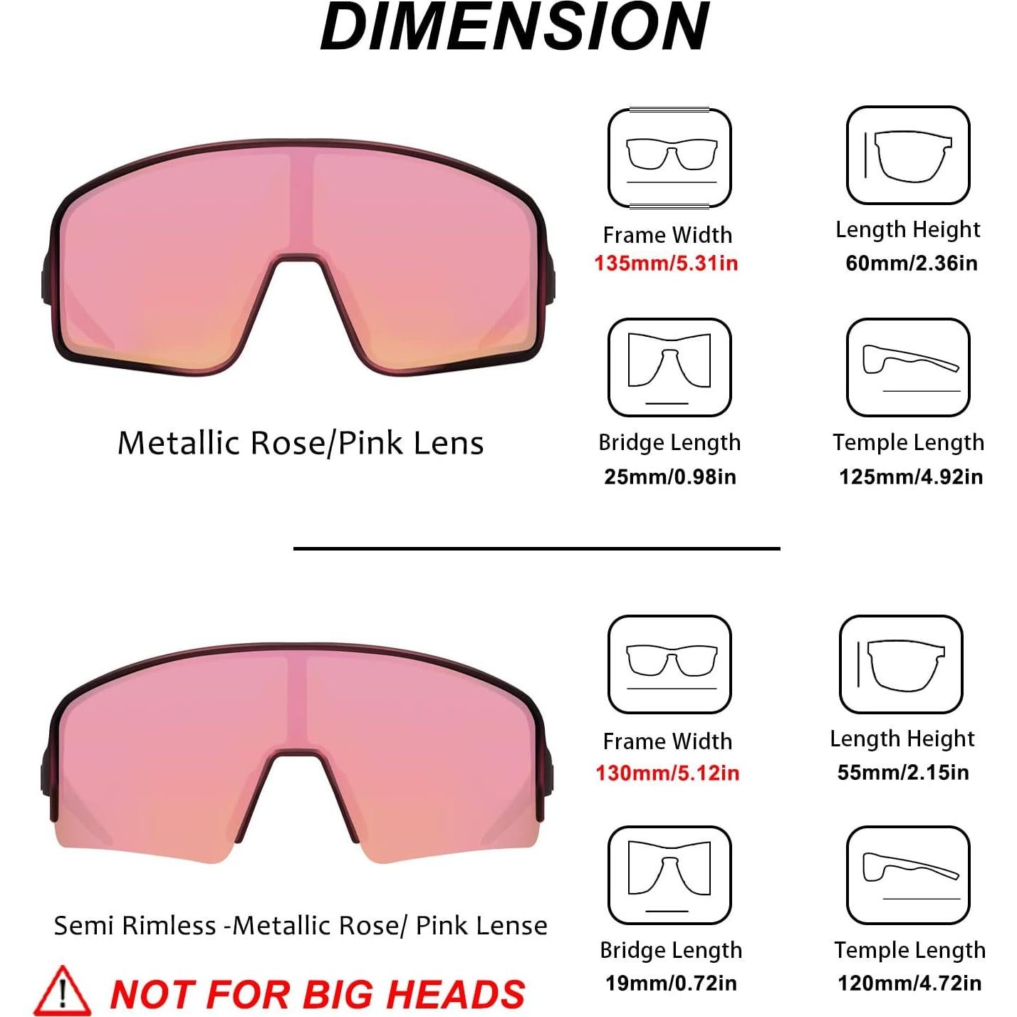 Gafas de Sol Polarizadas MAXJULI 8121 UV400 para Deportes